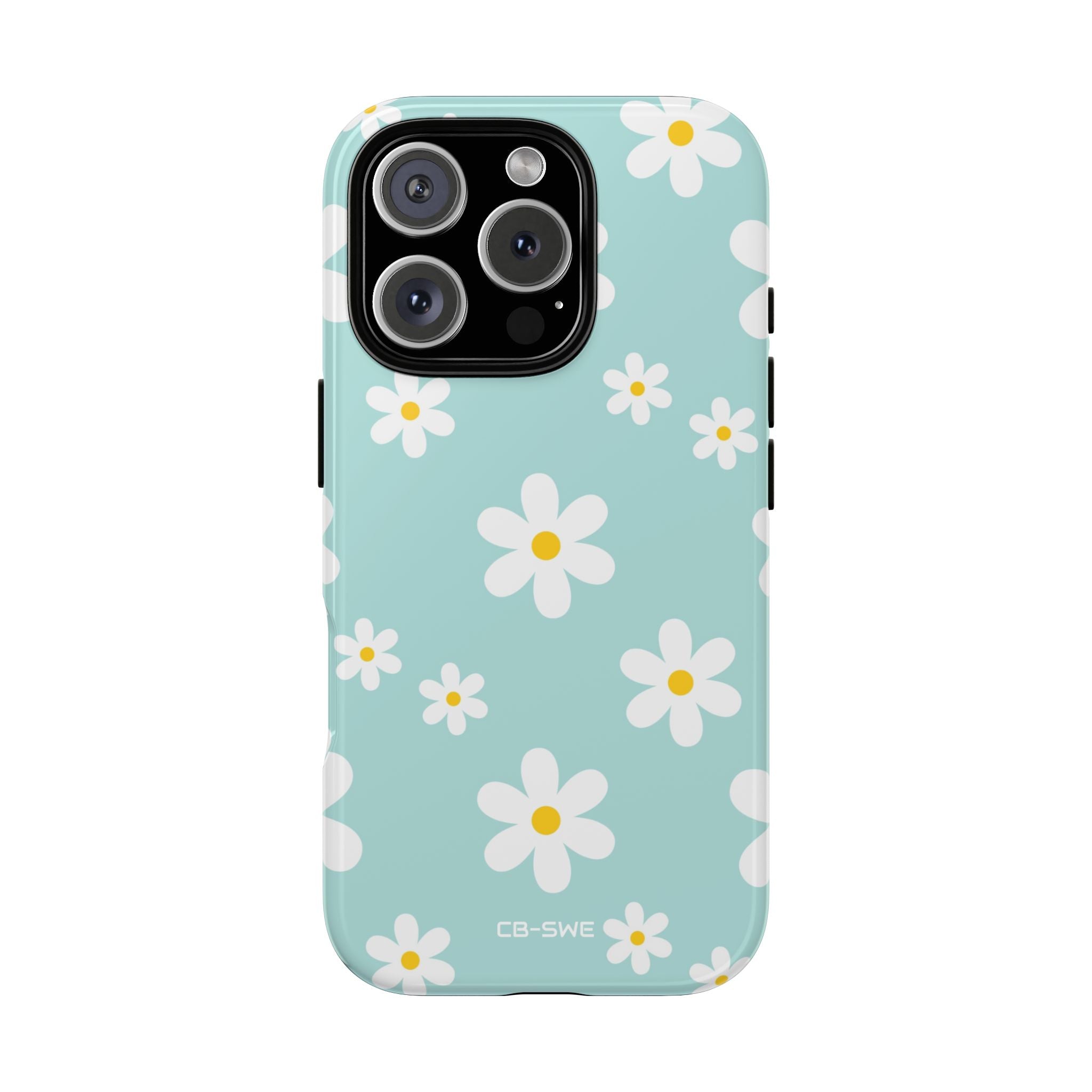 Daisies On Blue - iPhone Case
