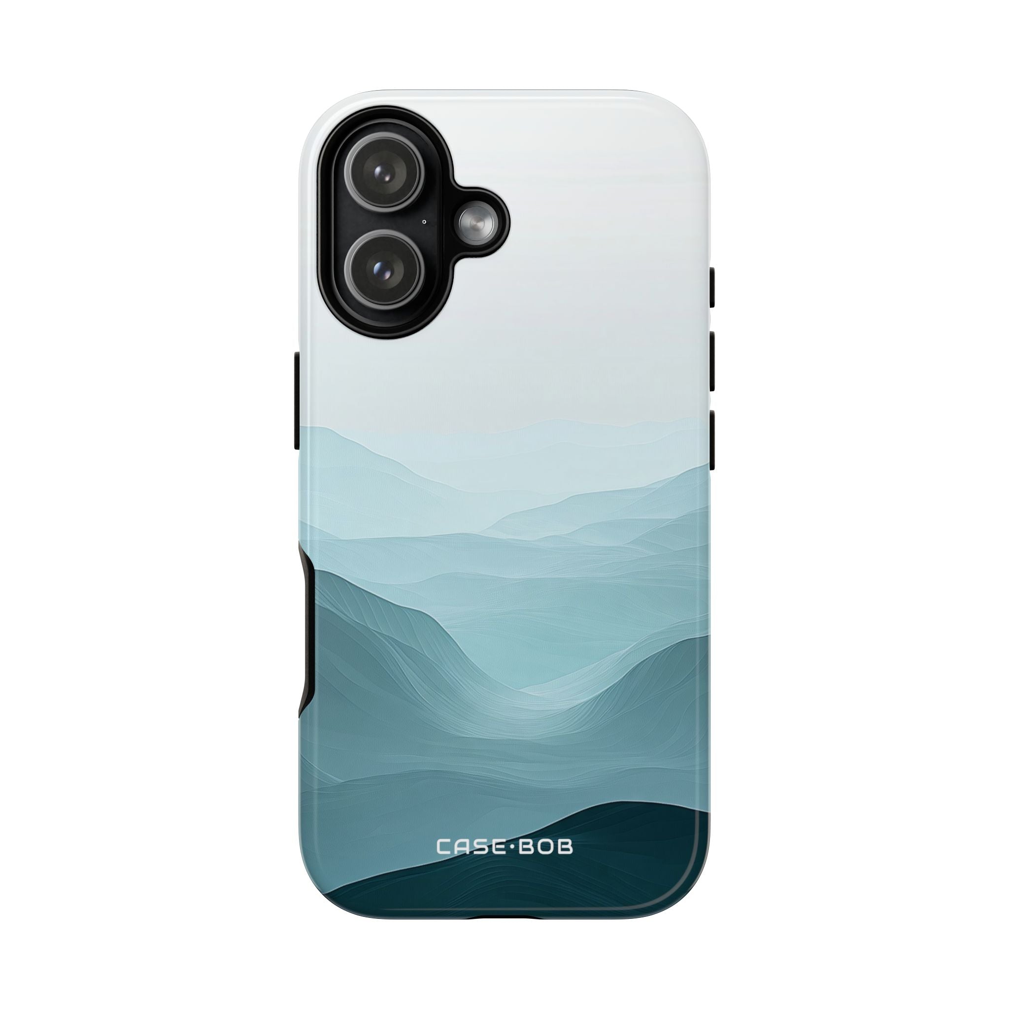 Teal Mist Mountains iPhone 17 Case - Tough