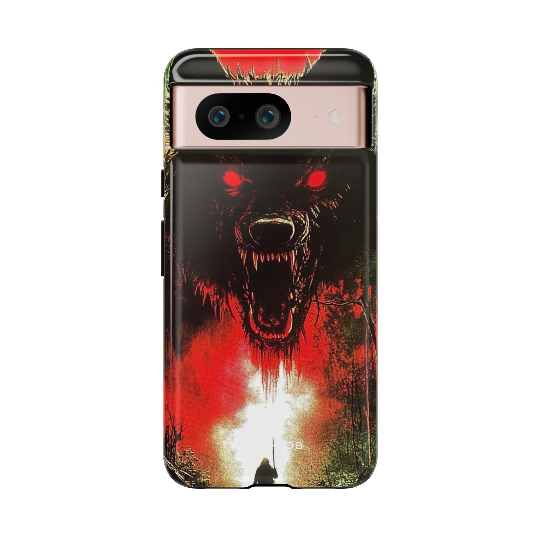 Crimson Wolf Google Pixel 8 Case - Tough
