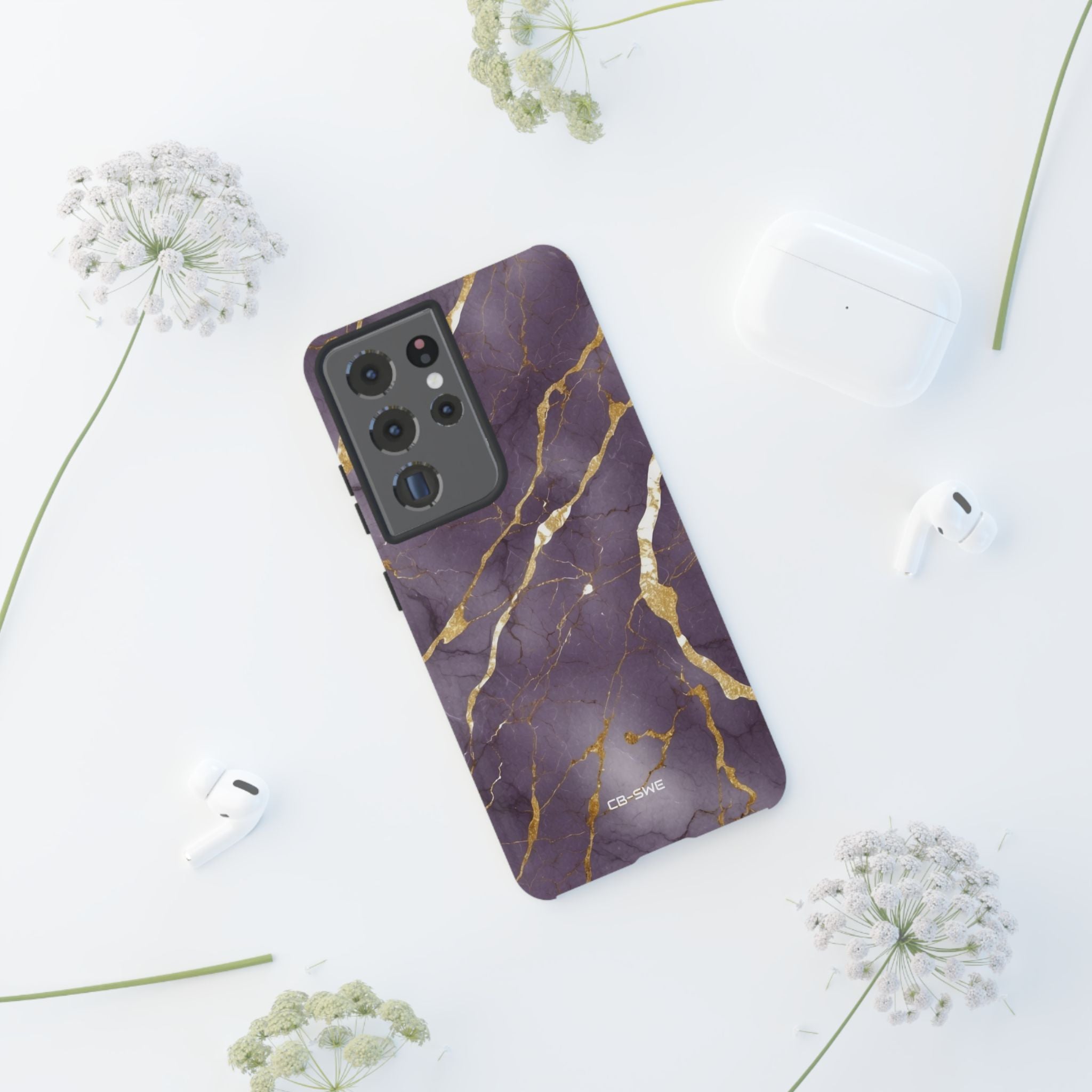 Golden Veins Flowing - Samsung Case