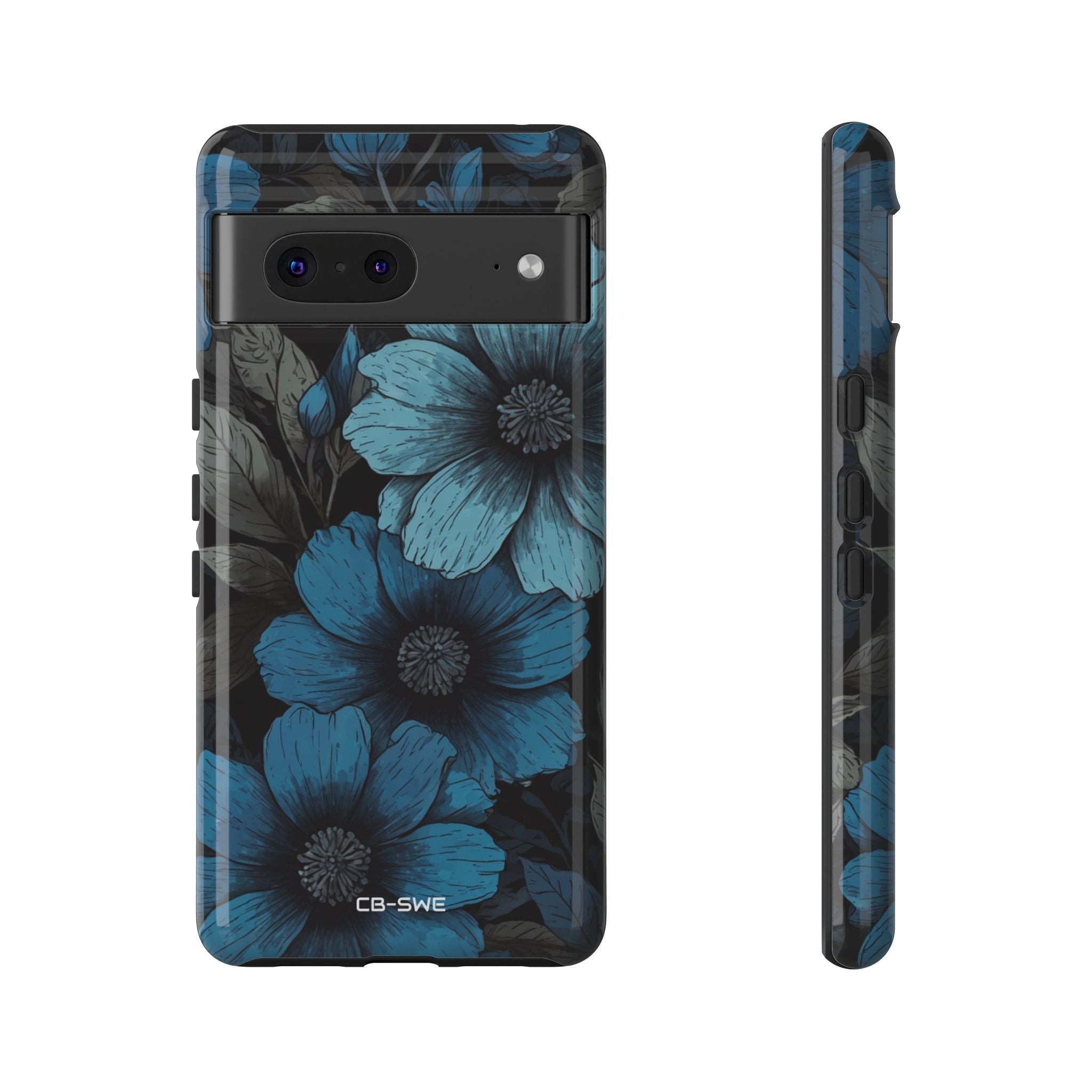Blue Blooms Shine - Google Pixel Case