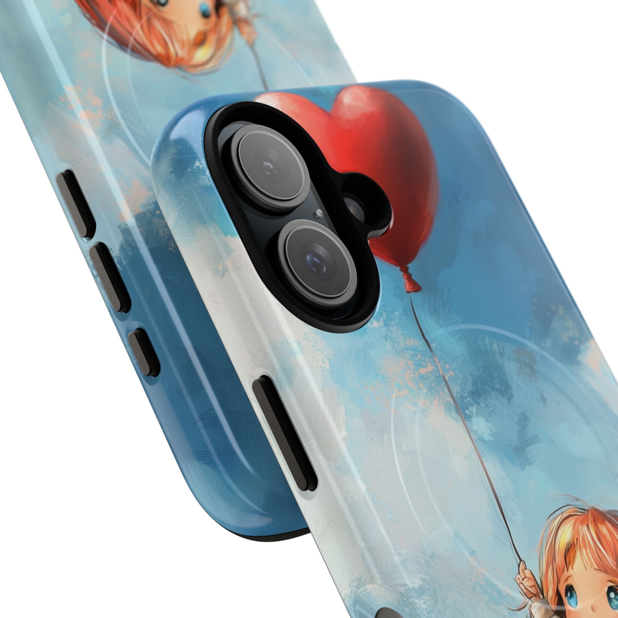 Heart Balloon Whimsy iPhone 16 Case - Tough+