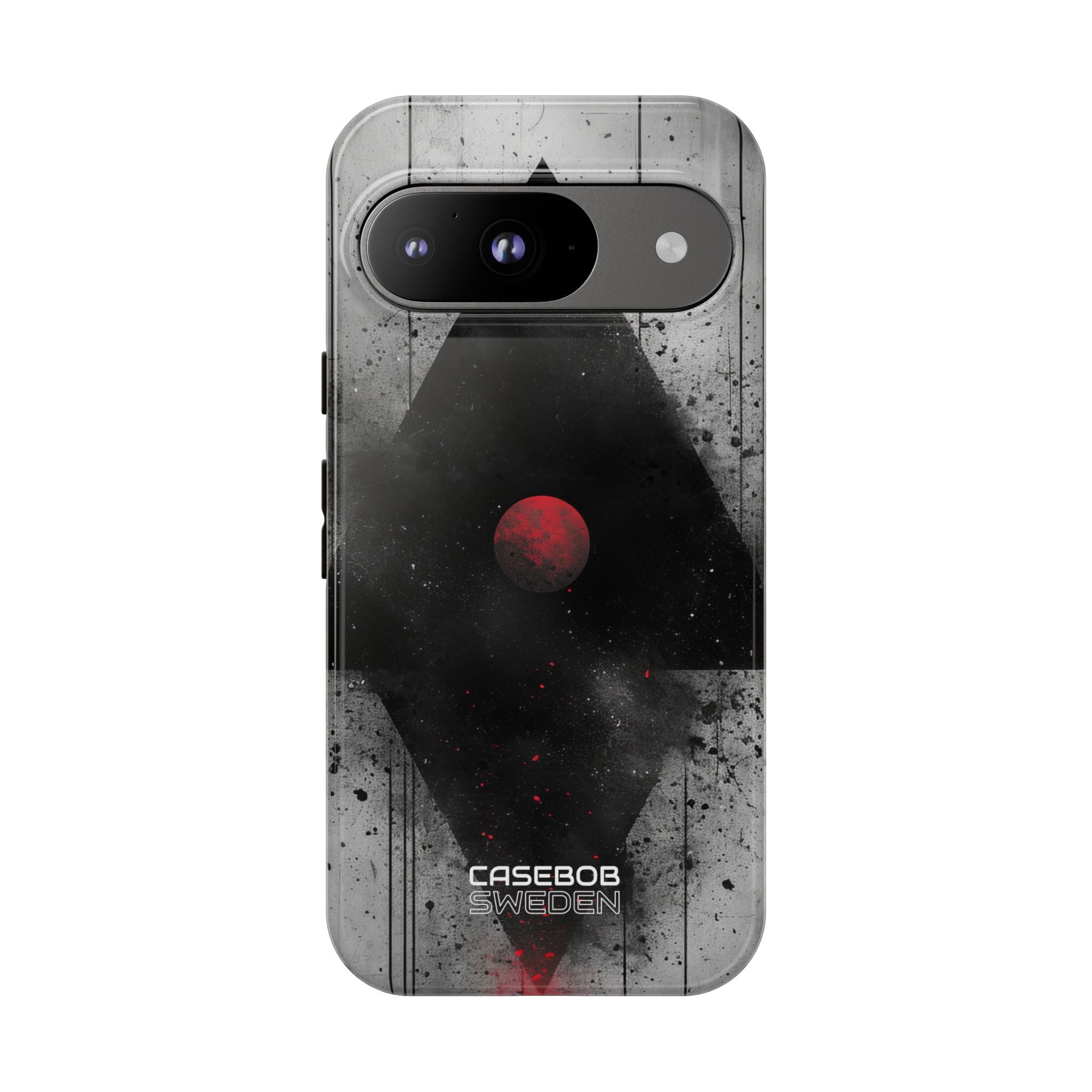Crimson Core Geometry Google Pixel 9 - Tough