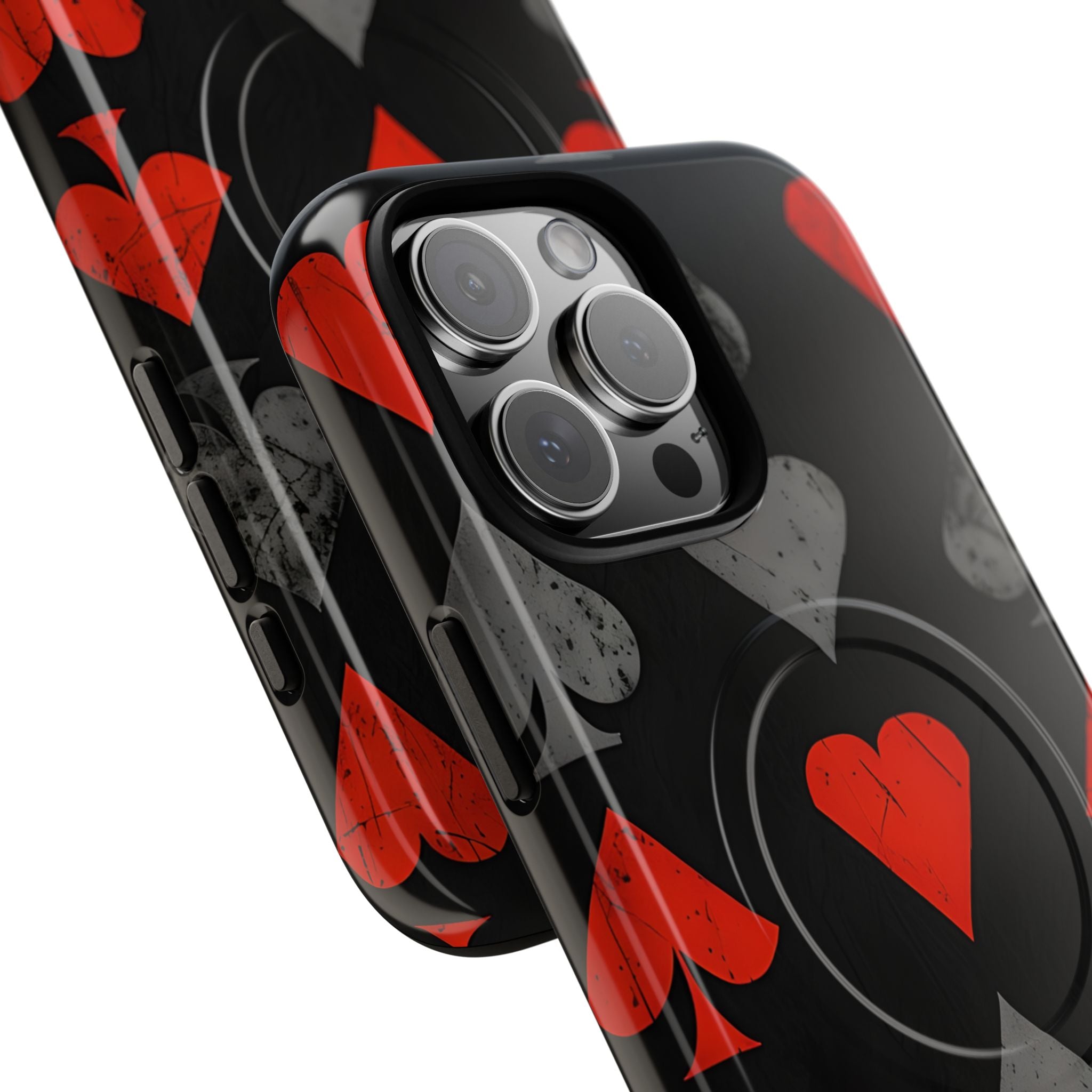 Playing Card Suits Gothic Flair iPhone 16 - Tough+