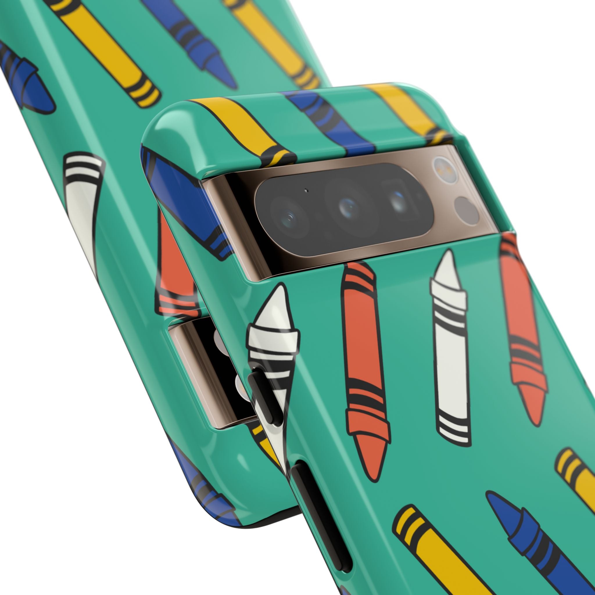 Crayons Dance Playfully - Google Pixel Case