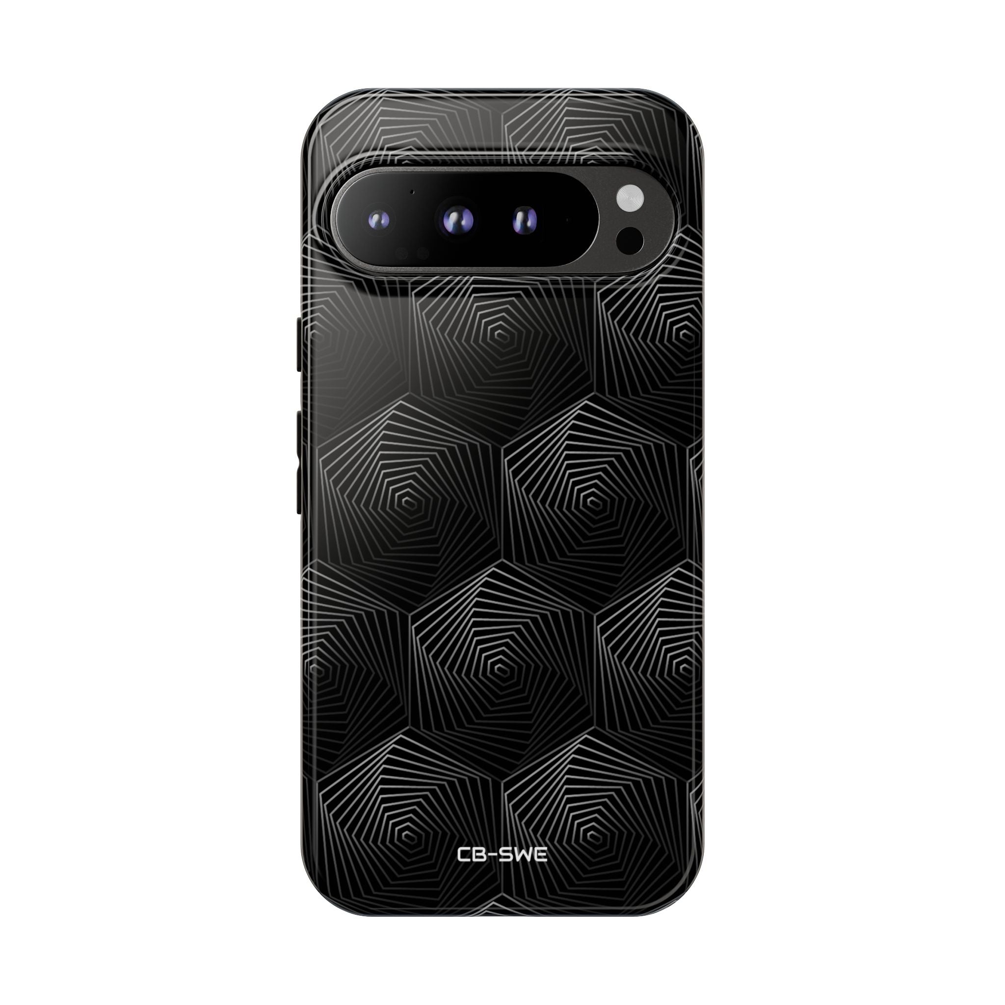 Geometric Spiral Illusion - Google Pixel Case