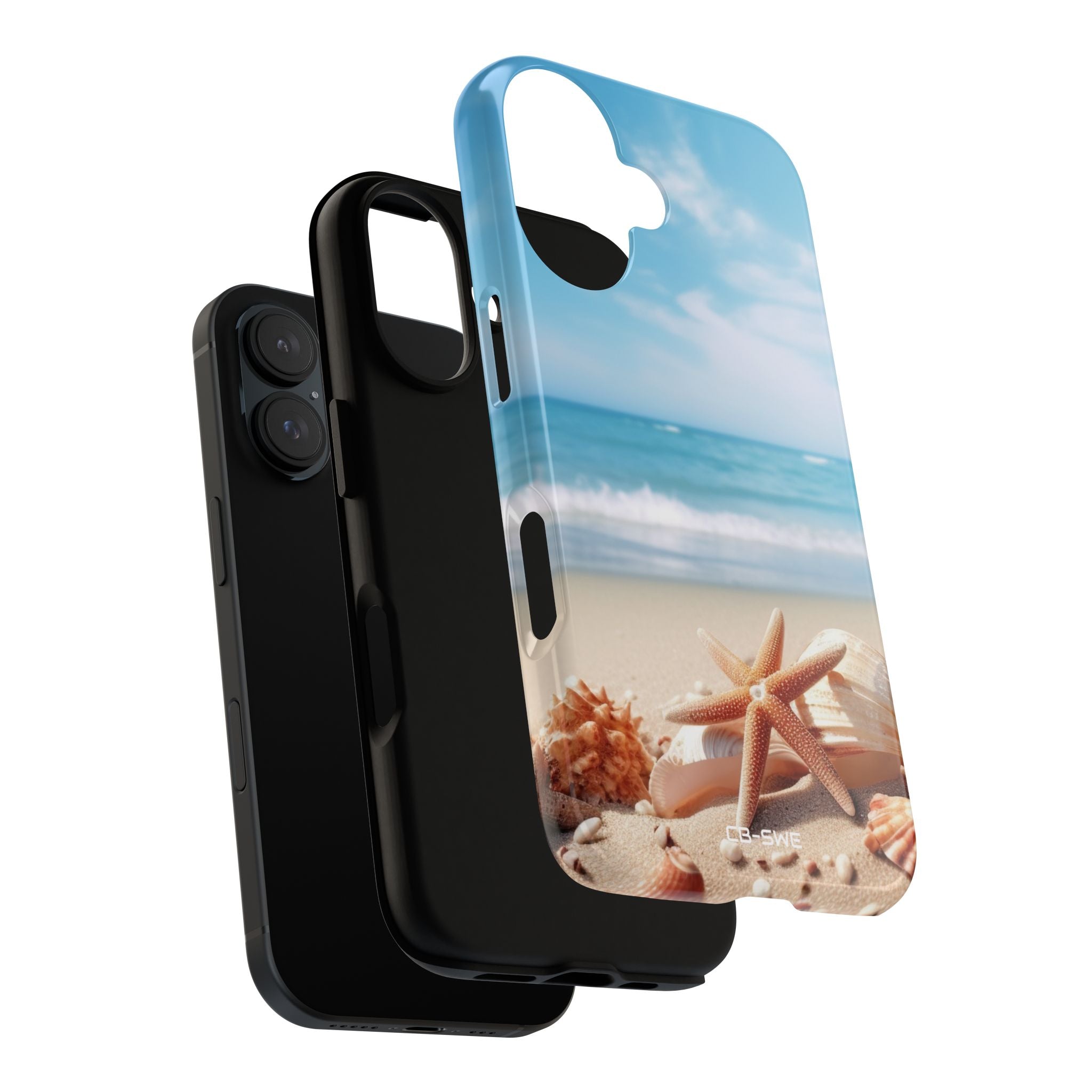 Shells Rest Beneath Waves - iPhone Case
