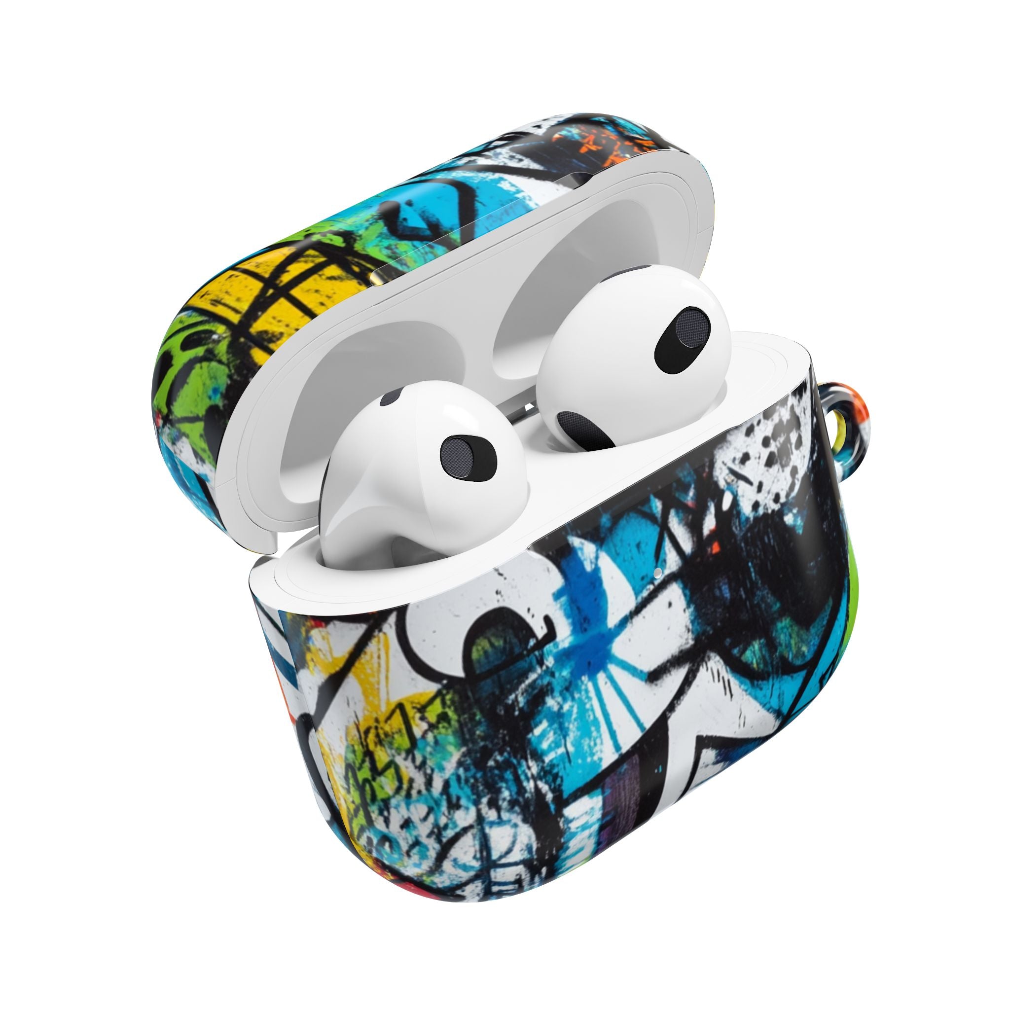 Bold Shapes Blue - AirPods Case