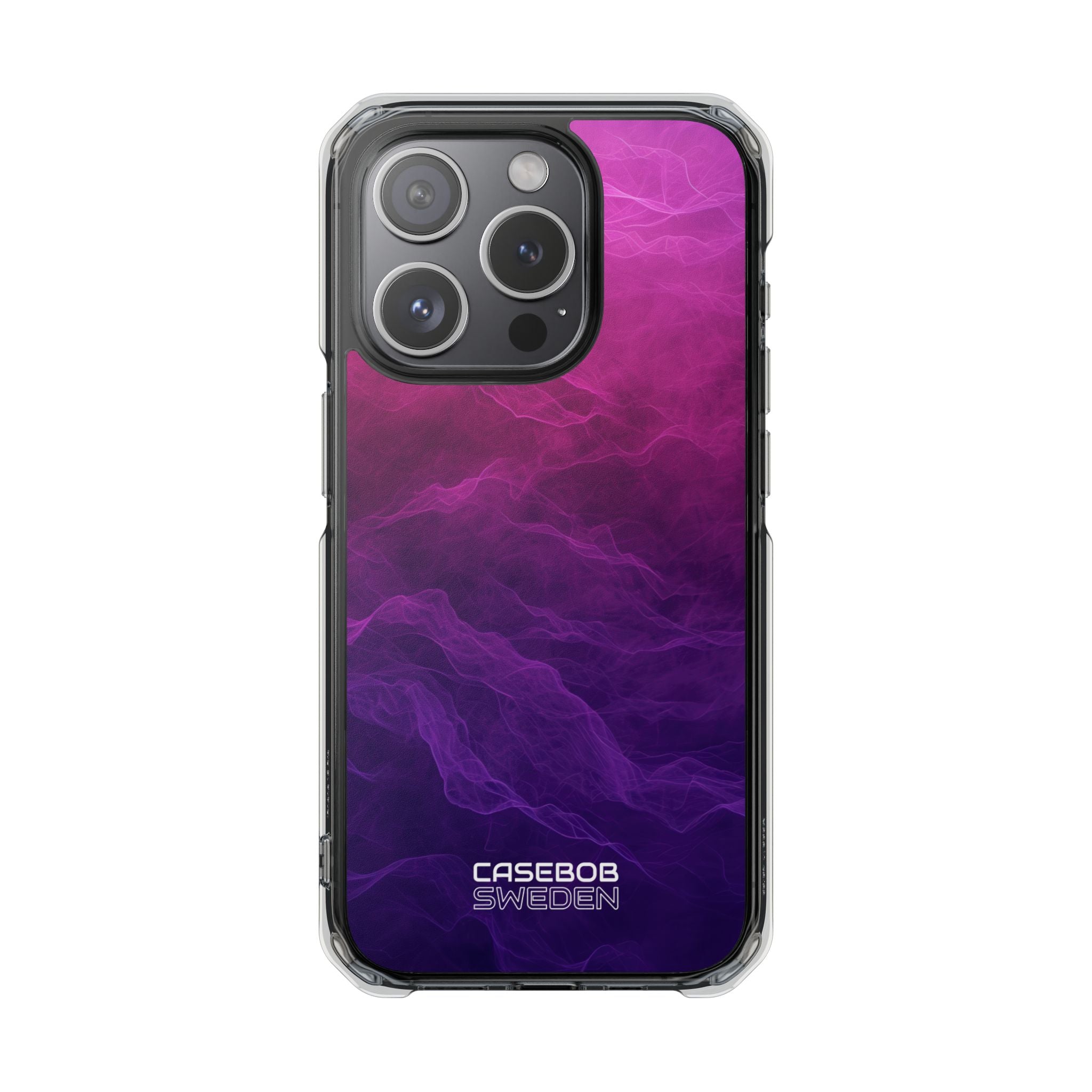 Violet Dream Currents iPhone 15 - Impact Clear+