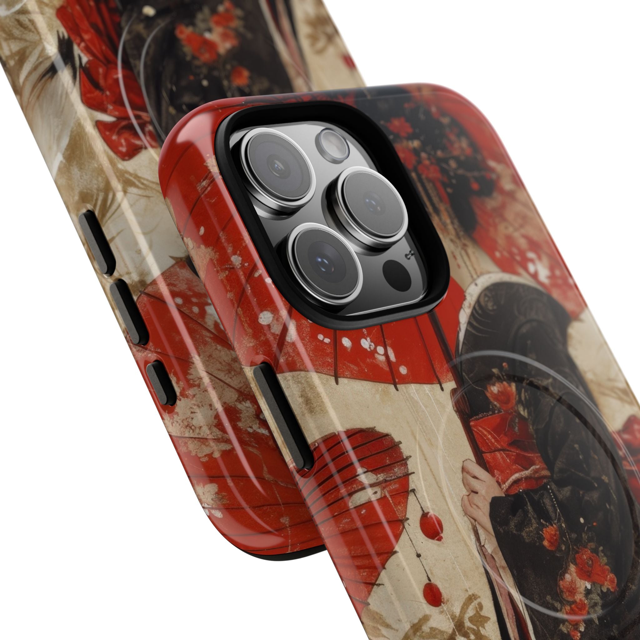 Scarlet Crane Dreams iPhone 16 - Tough+