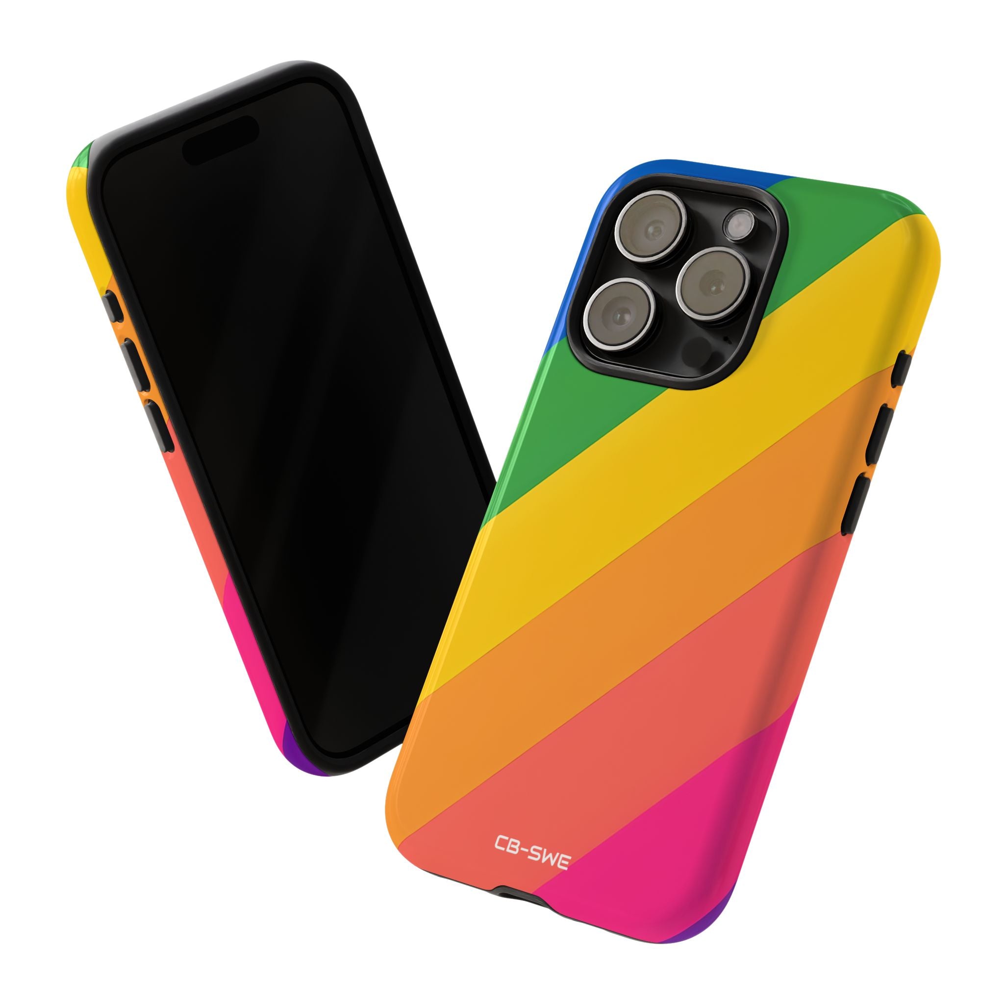 Vibrant Geometric Spectrum - iPhone Case