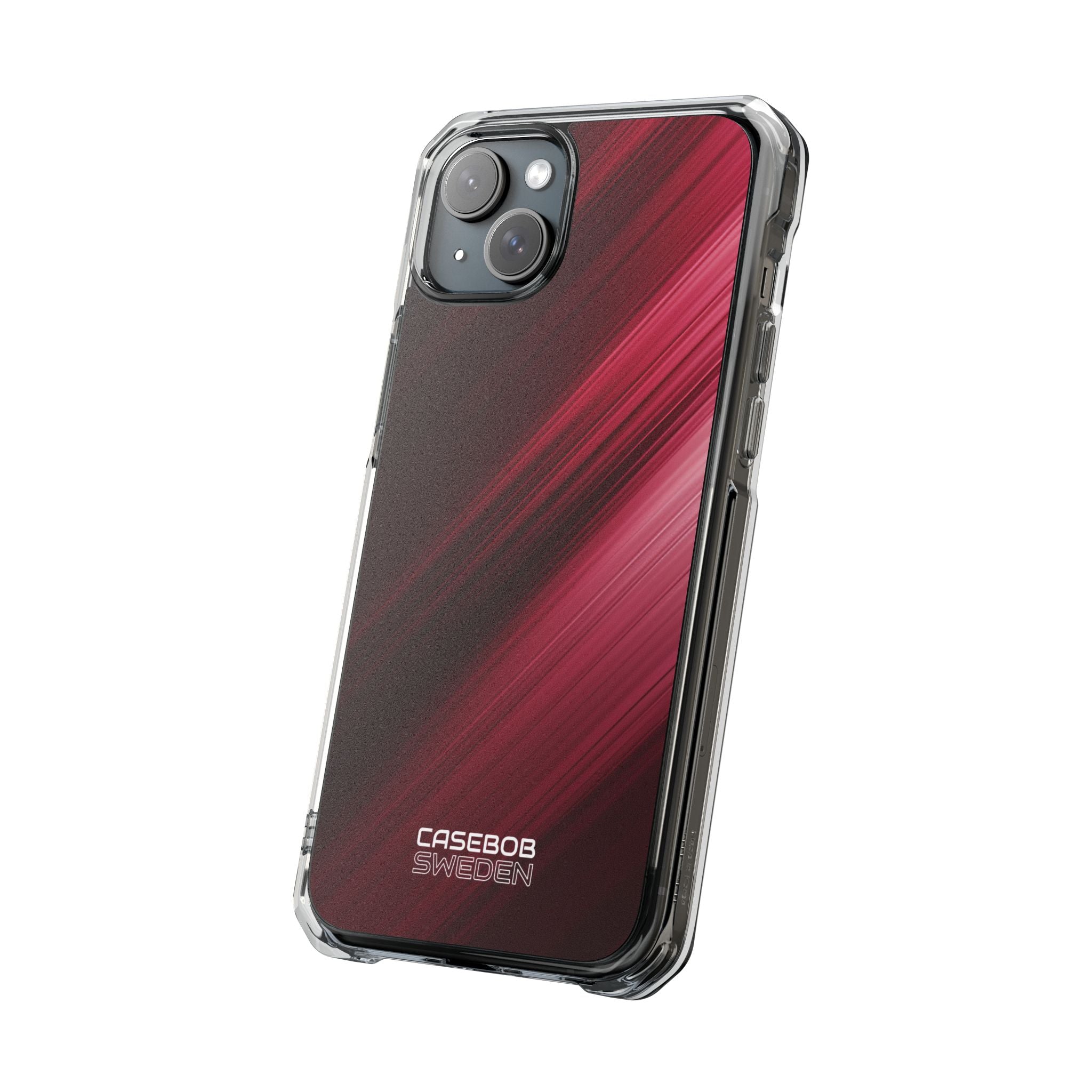 Crimson Drift Motion iPhone 15 - Impact Clear+
