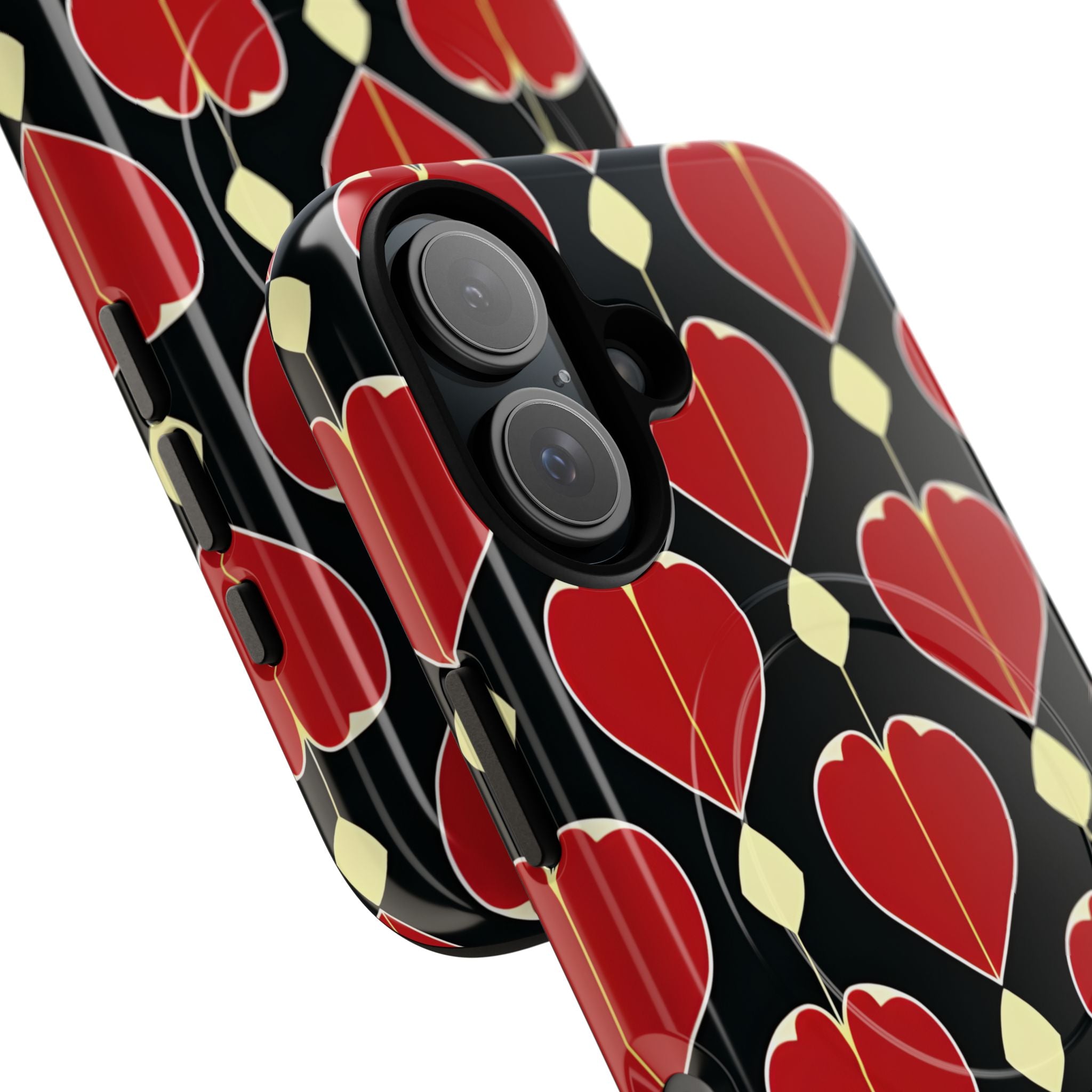 Symmetrical Heart Shape Seamless Colors iPhone 16 - Tough+