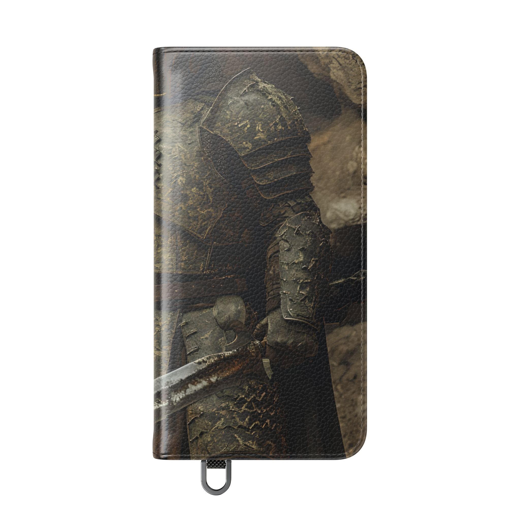 Horned Warrior Flame - Samsung S25 Case - Lompakkokotelo