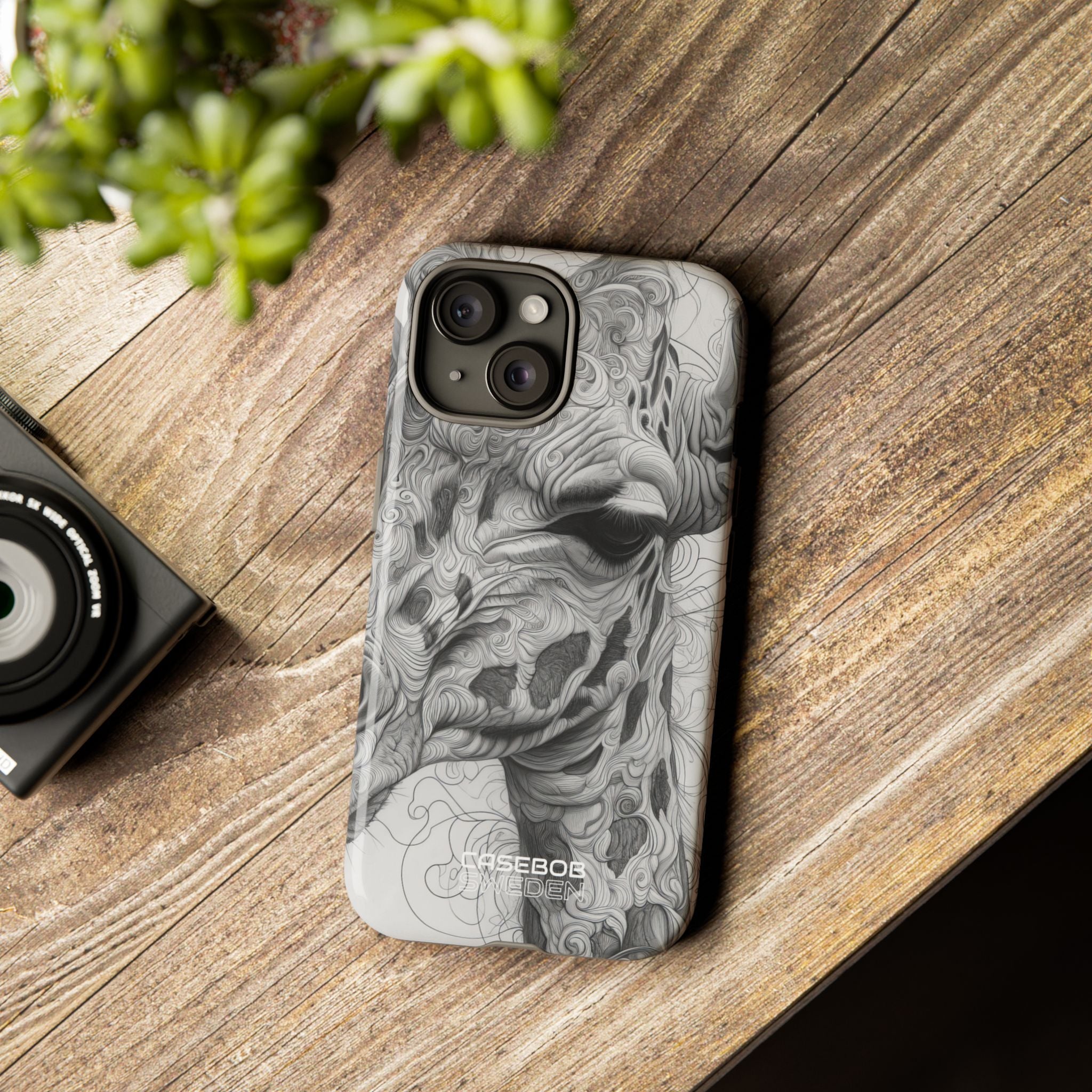 Arte Giraffa Vorticosa iPhone 15 - Tough