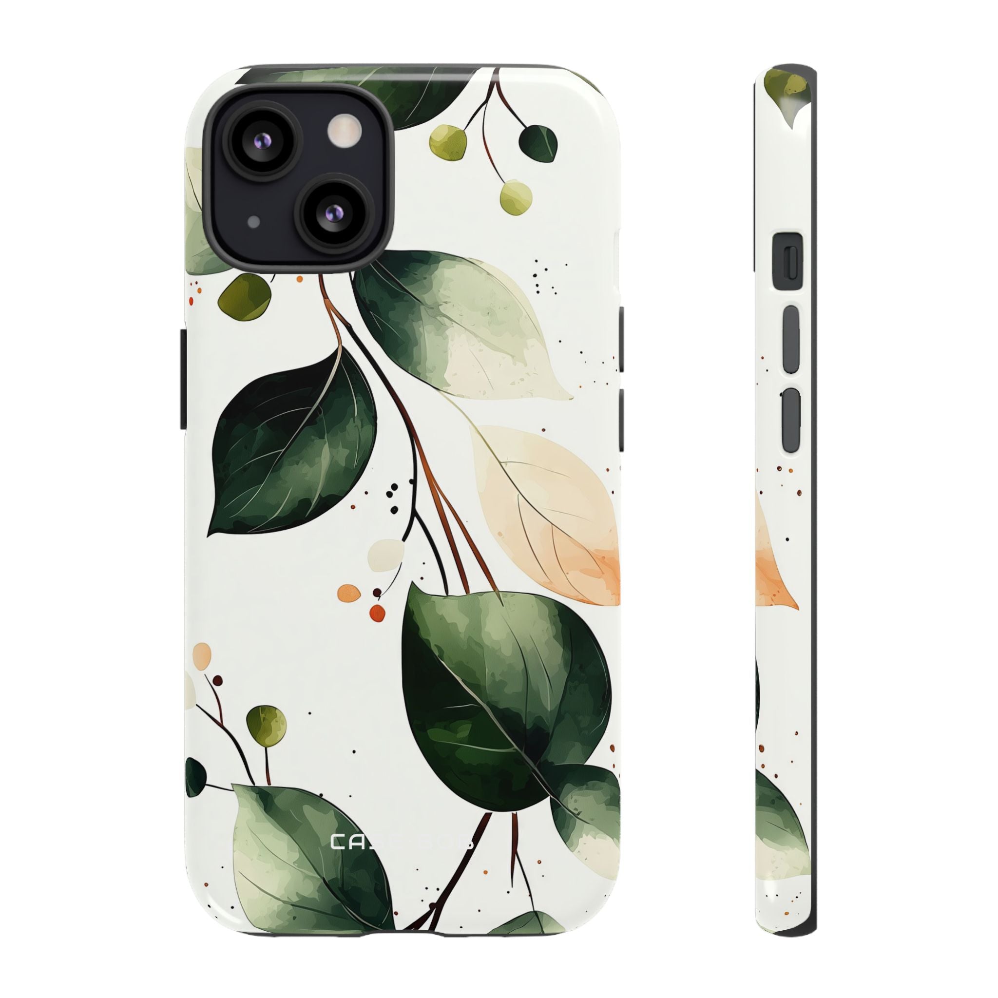 Greenberry Branch iPhone 13 Case - Tough