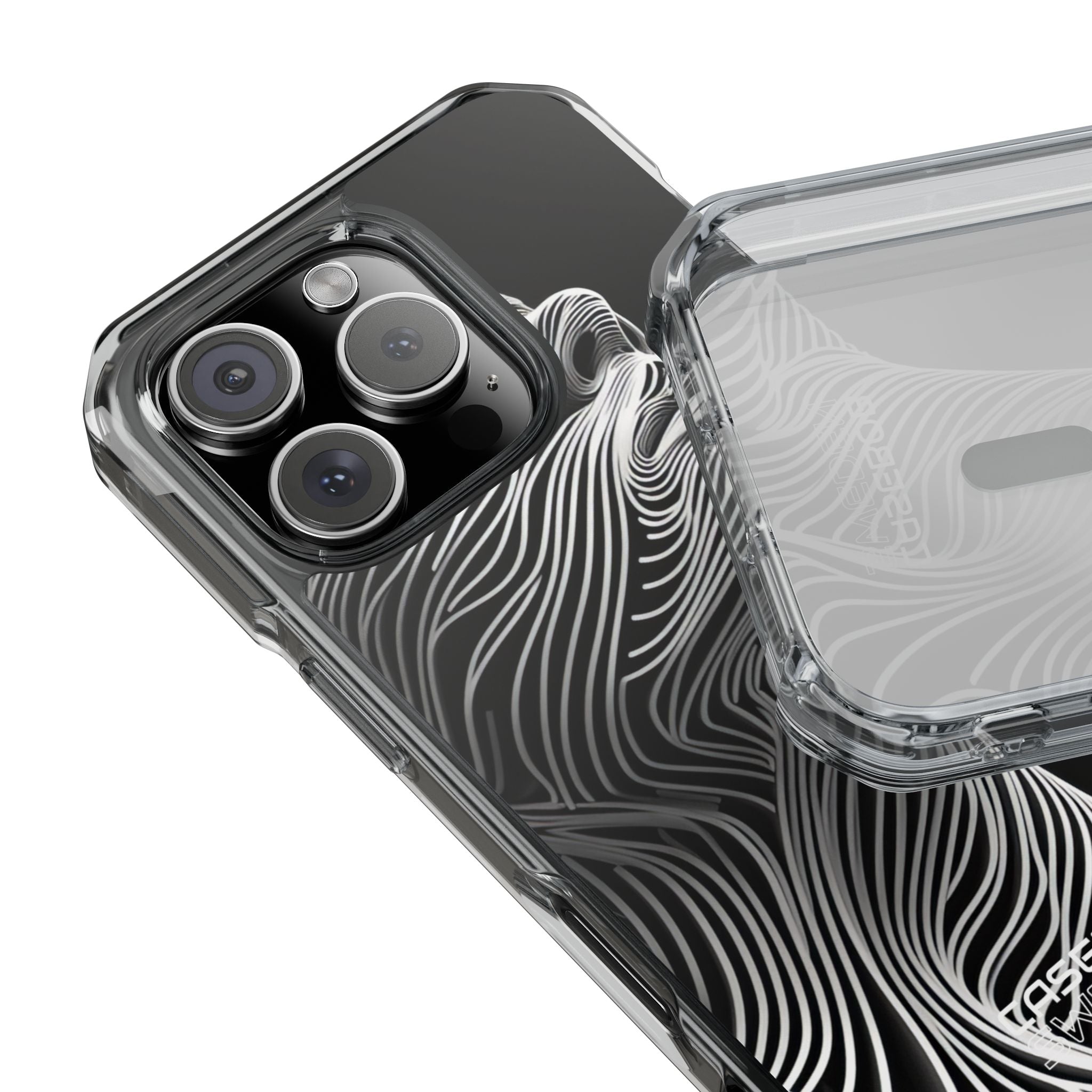 Fluid Face Lines iPhone 16 – Impact Clear+