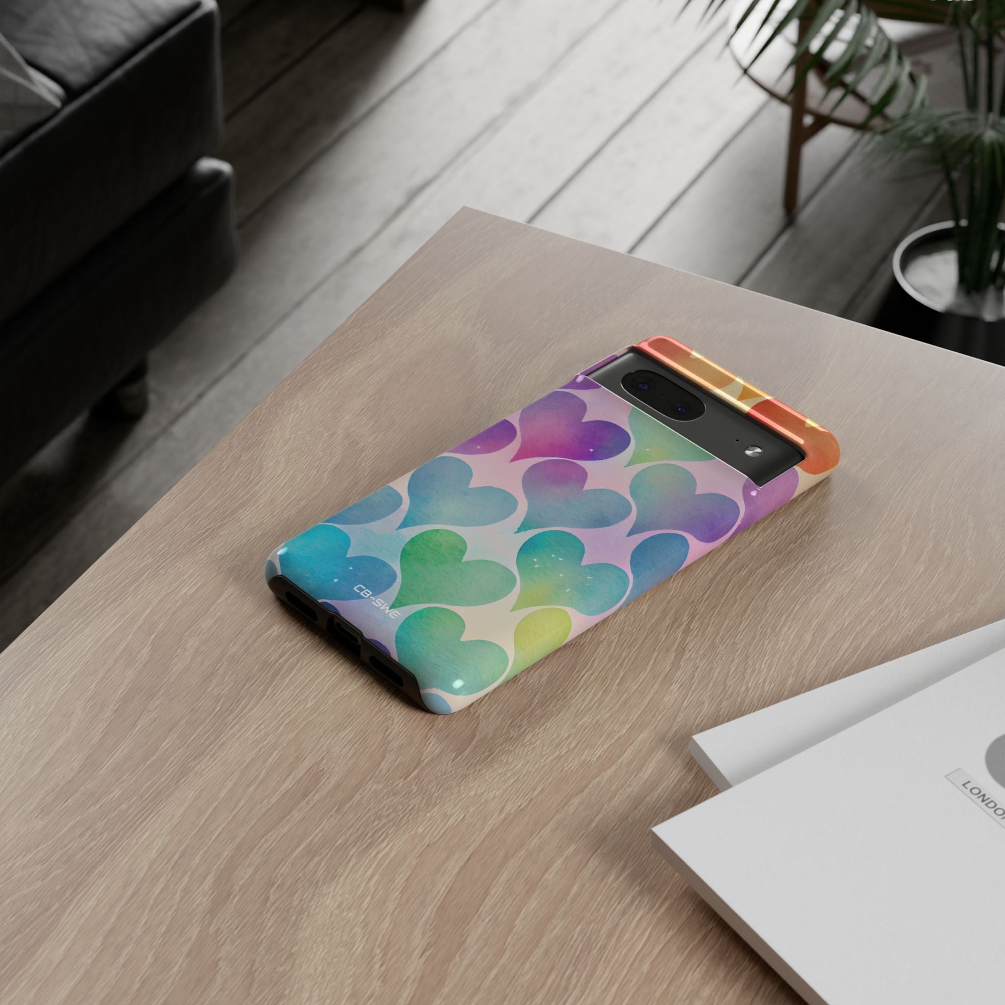 Watercolor Heart Symphony - Google Pixel Case