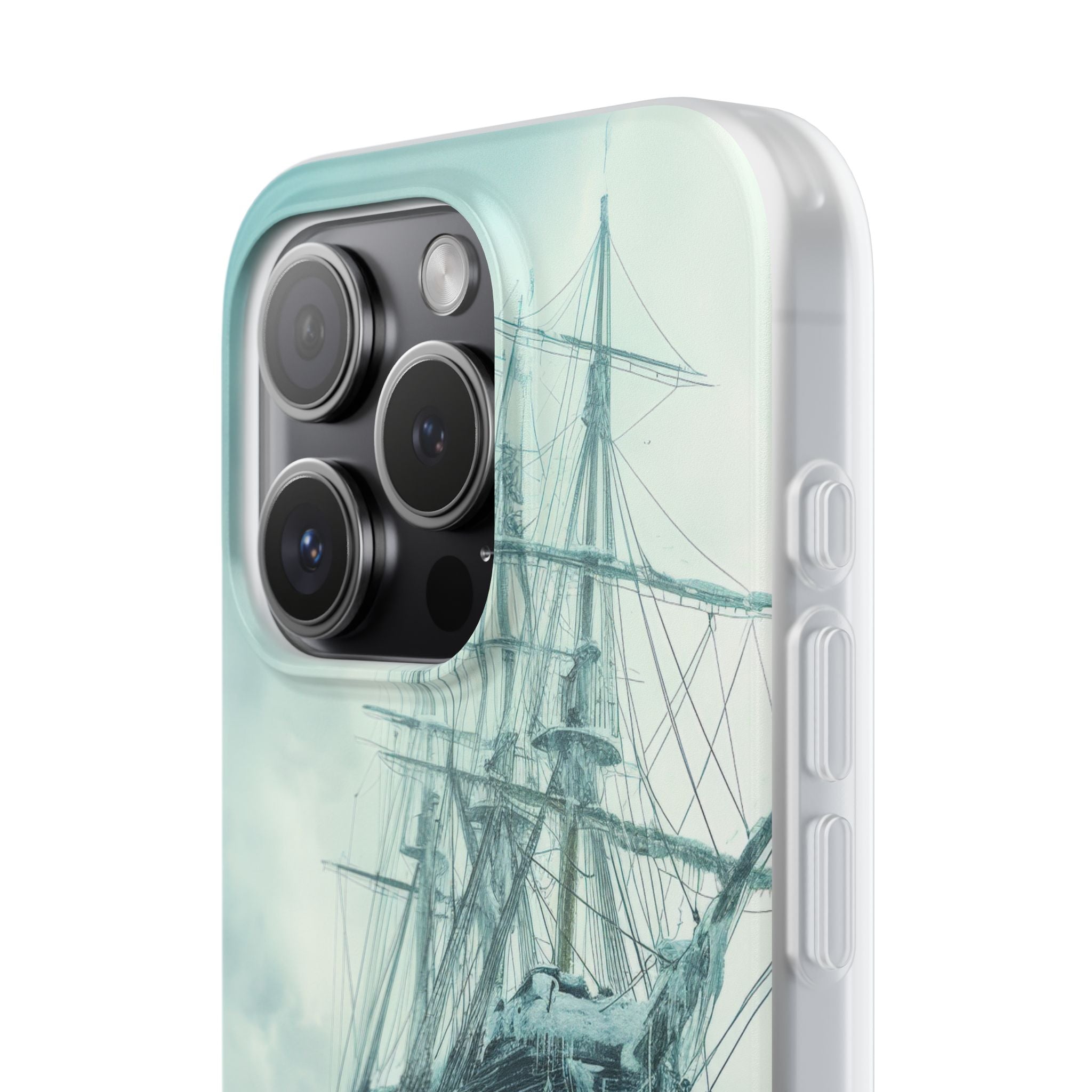 Icebound Ship iPhone 15 Pro Case - Soft