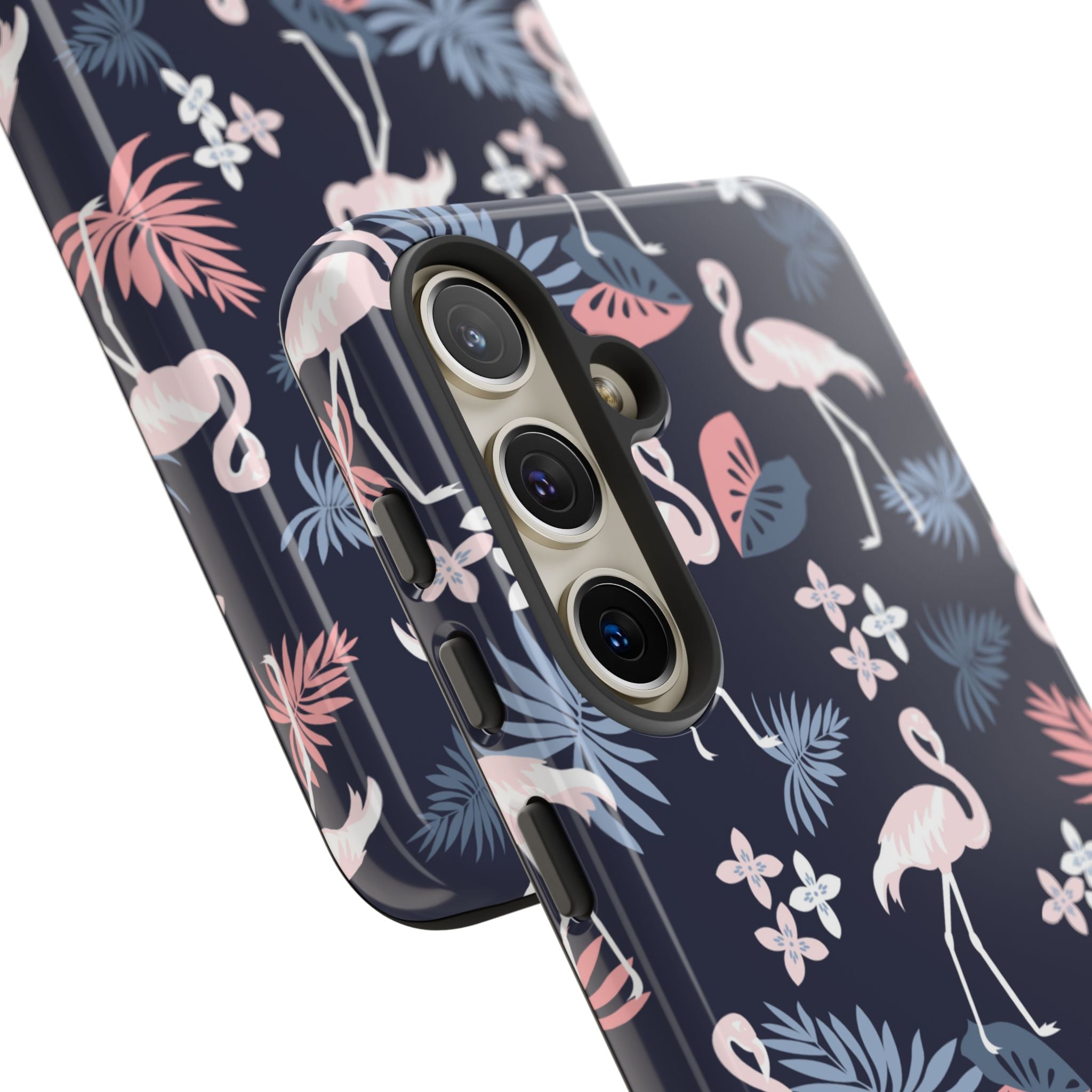Flamingos Dance Playfully - Samsung Case