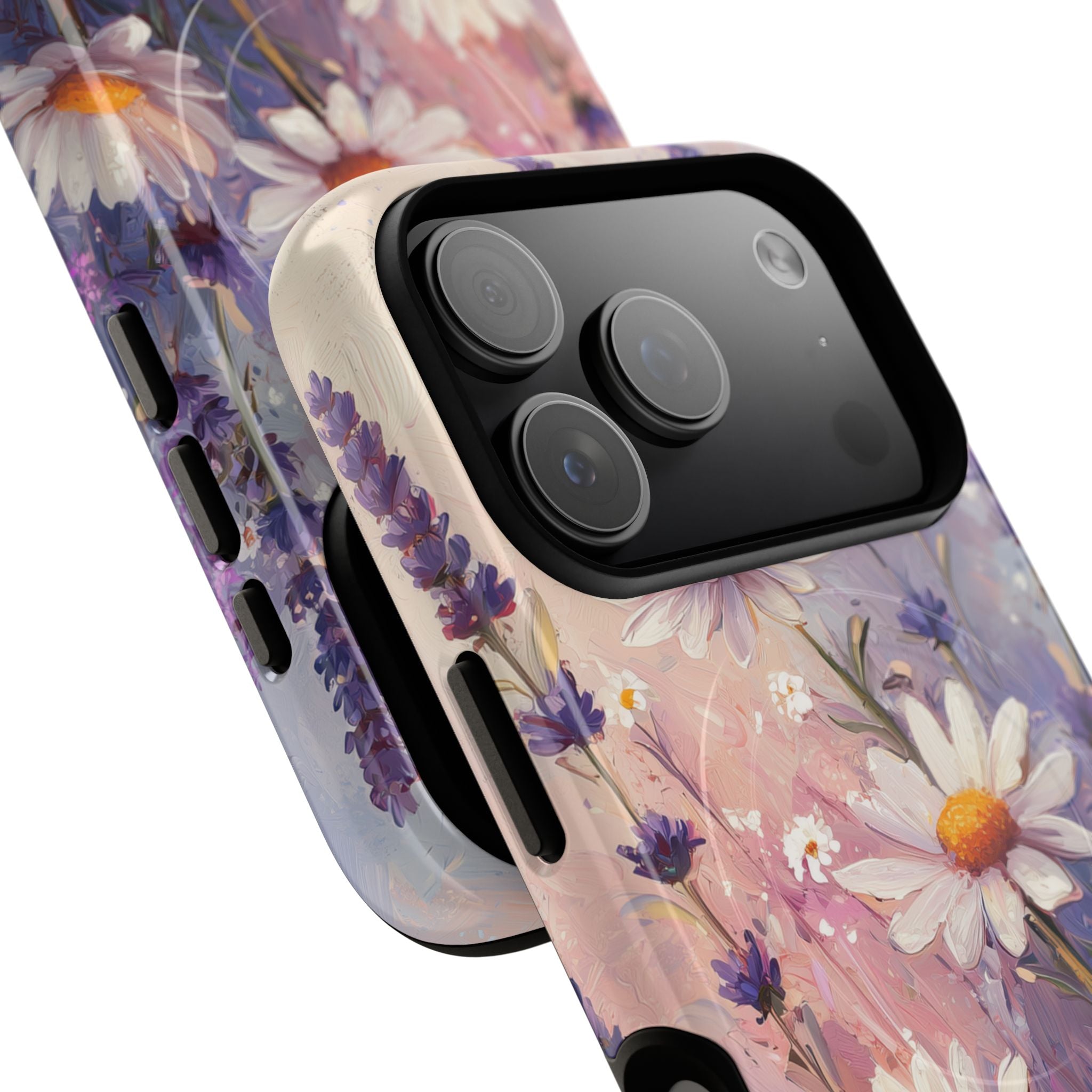 Daisy Lavender Bloom iPhone 17 Pro Case - Tough+