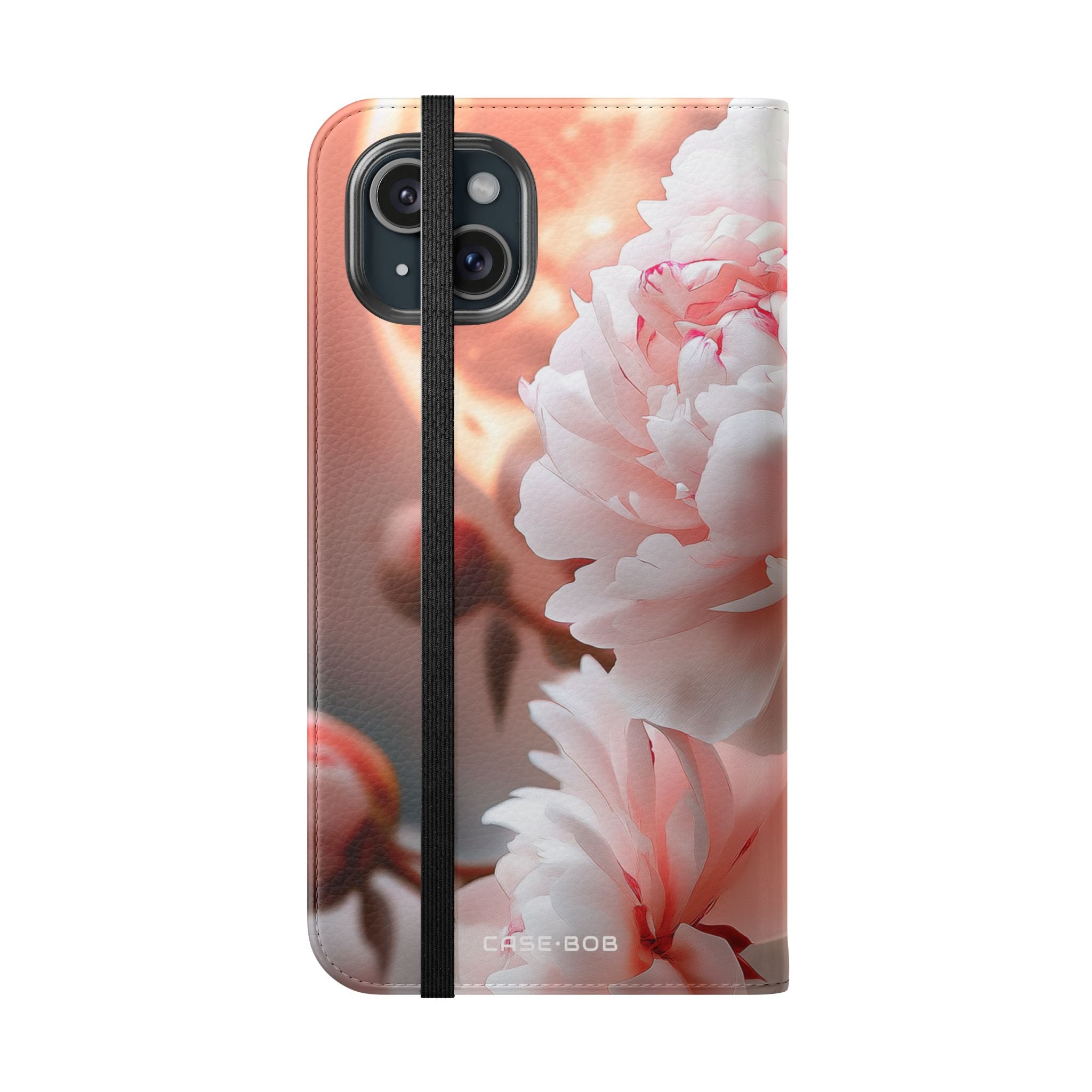 Peony Moonlight - iPhone 15 Plus Case - Wallet