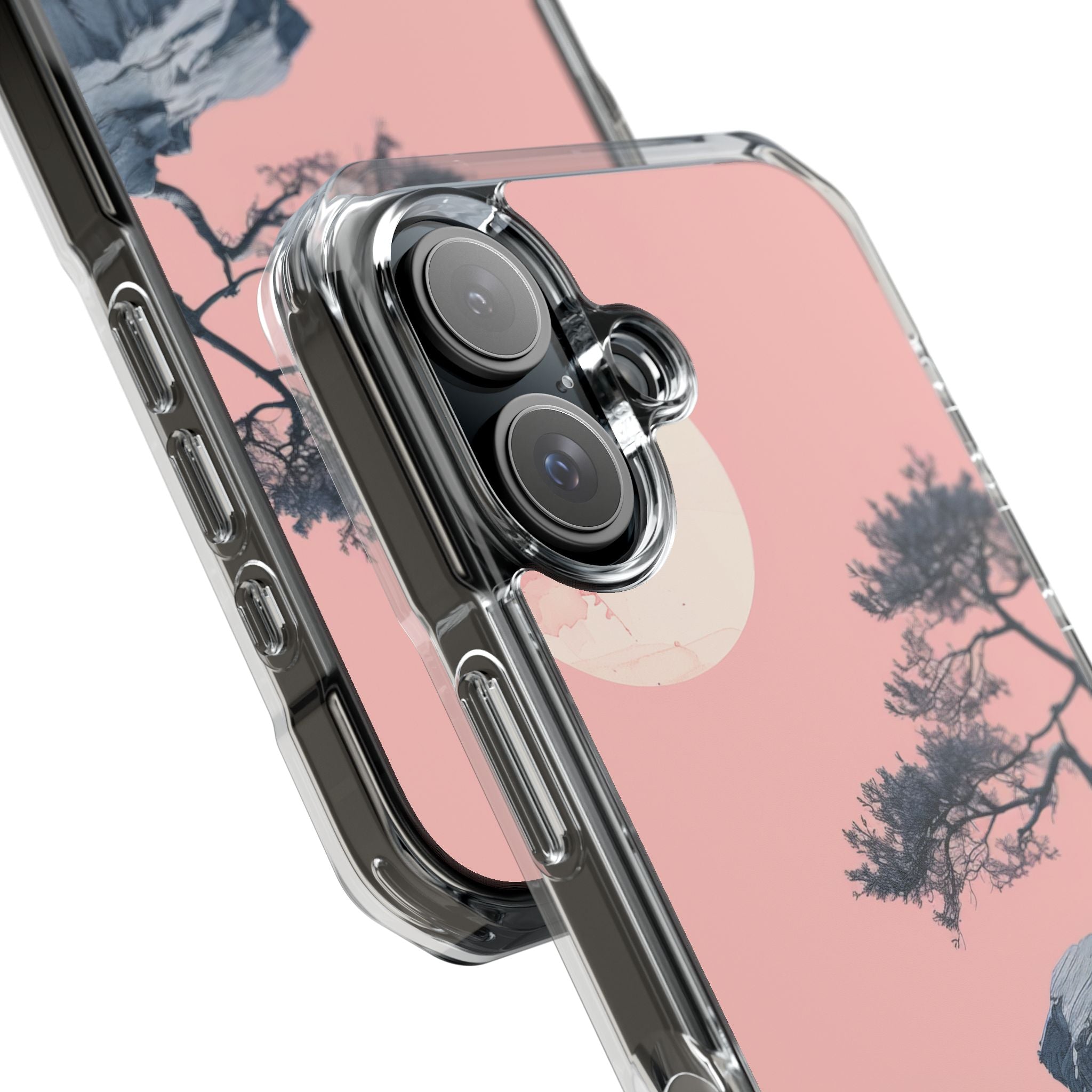 Crimson Moon Tree iPhone 16 Case - Impact