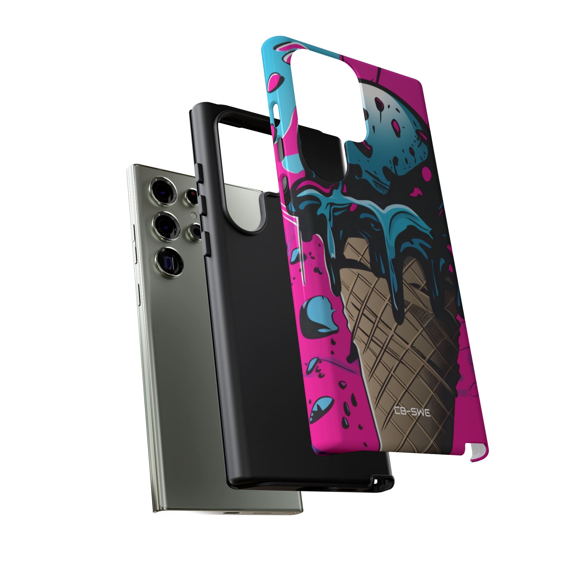 Vibrant Ice Cream Splash - Samsung Case