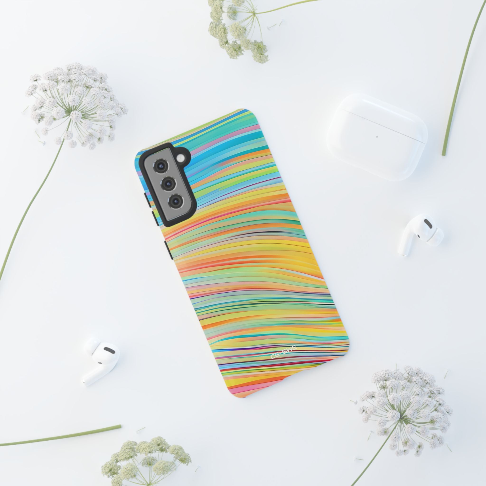 Vibrant Rhythmic Waves - Samsung Case