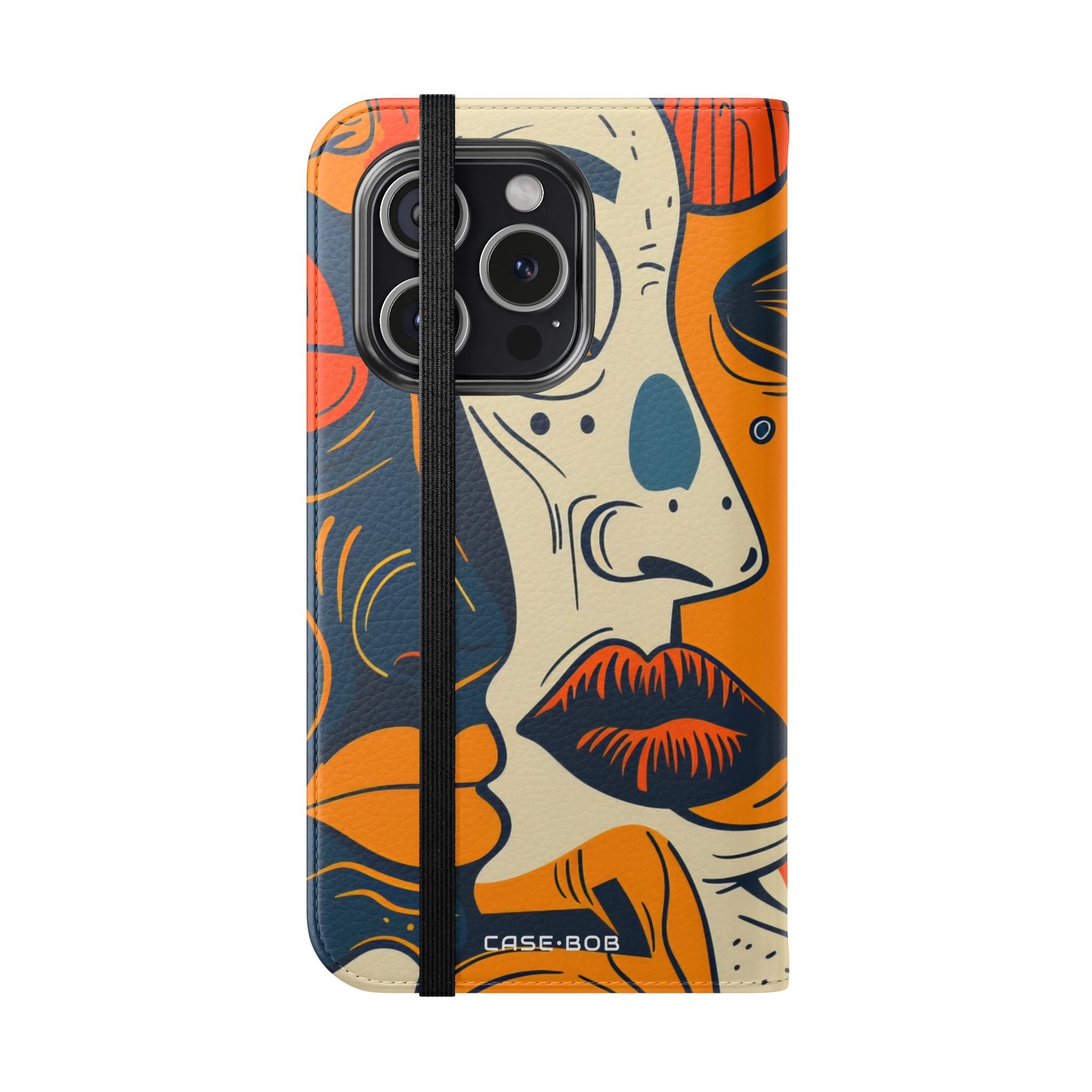 Overlapping Faces - iPhone 15 Pro Case - Wallet