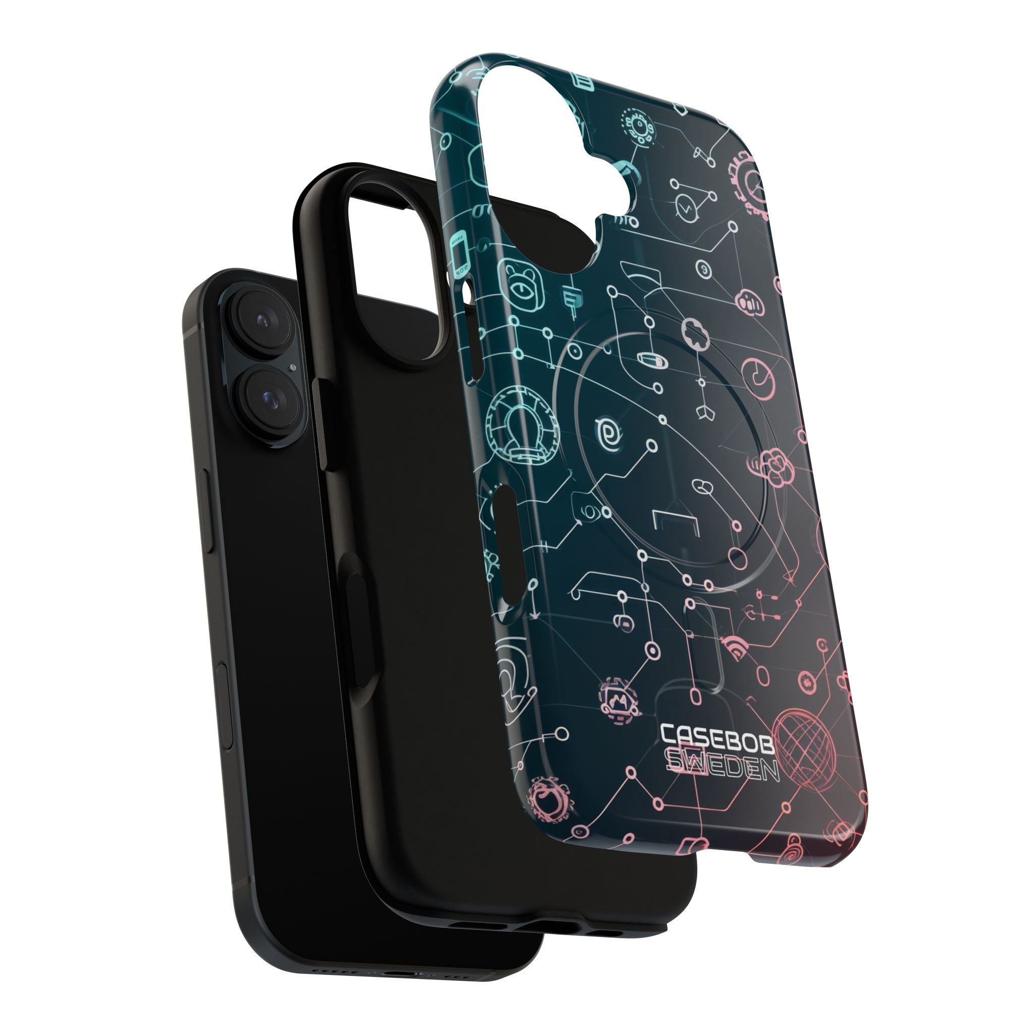 Digital Circuit Flow iPhone 16 - Tough+
