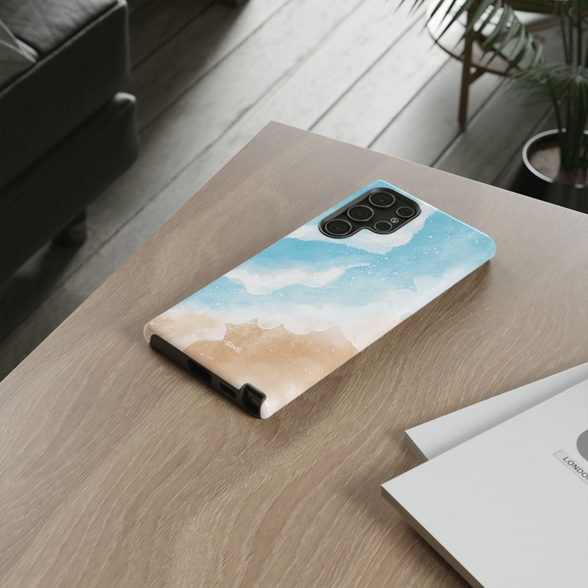 Serene Coastal Whispers - Samsung Case