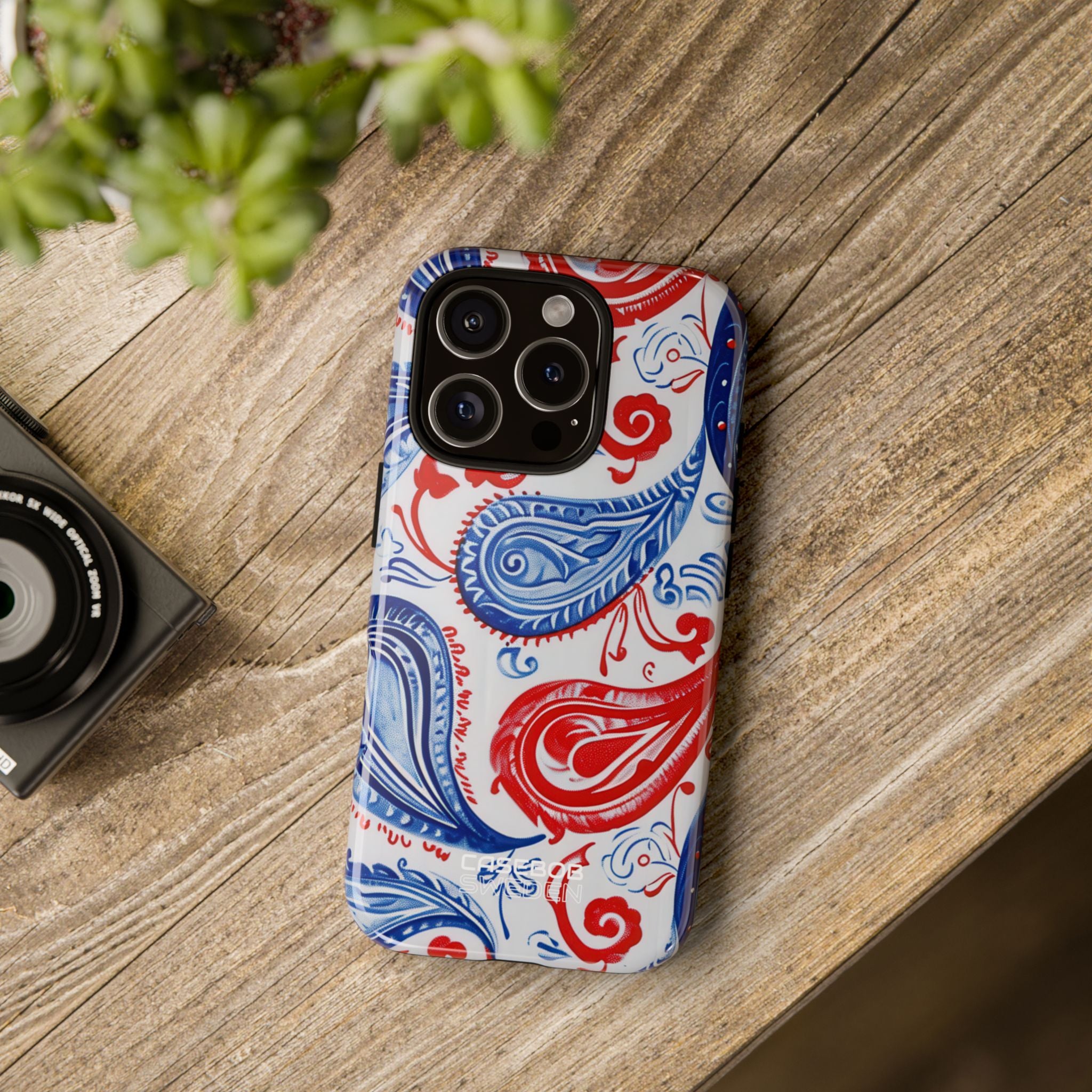 Vibrant Paisley Swirls iPhone 16 - Tough
