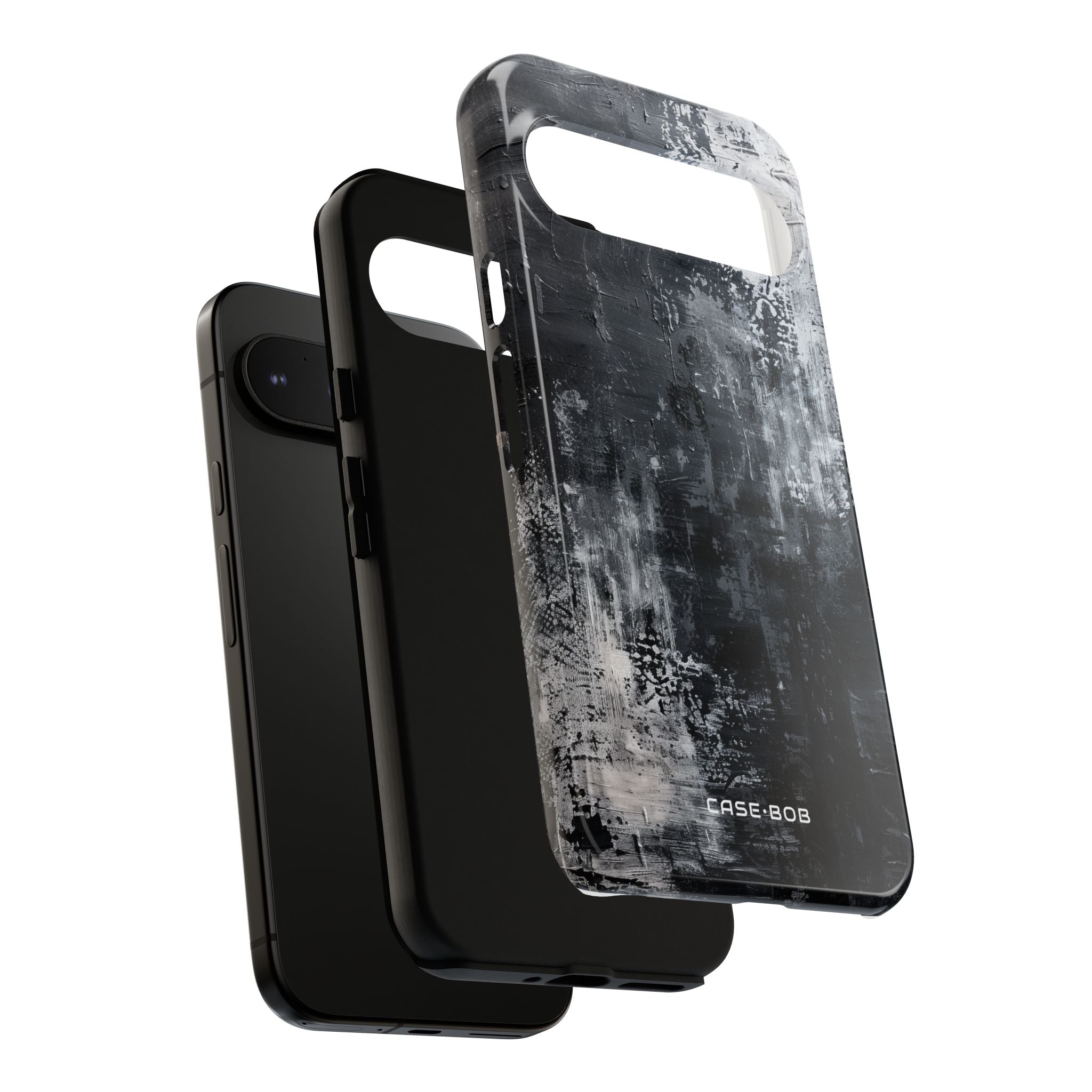 Textured Blackscape Google Pixel 9 Pro XL Case - Tough