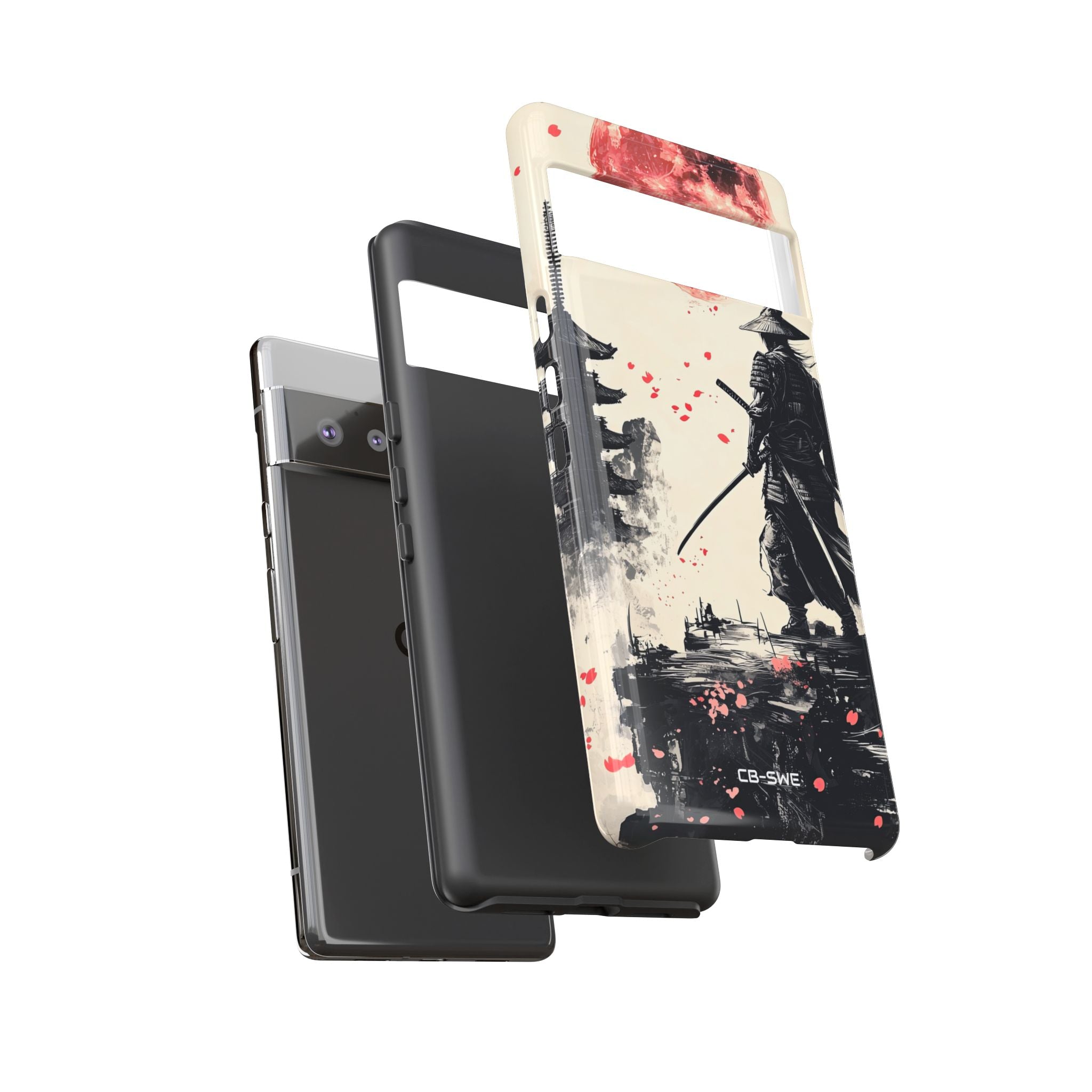 Samurai Gazes Moonward - Google Pixel Case