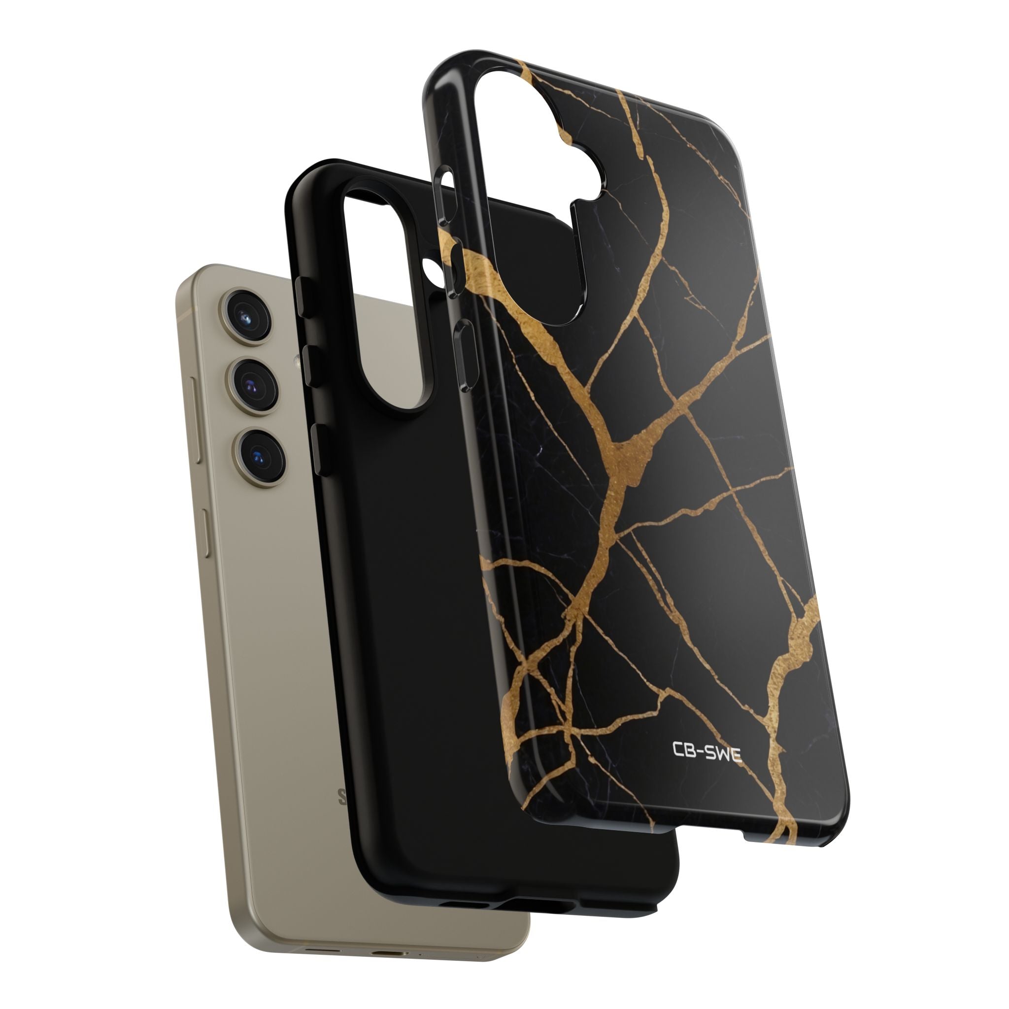 Golden Veins Twist - Samsung Case