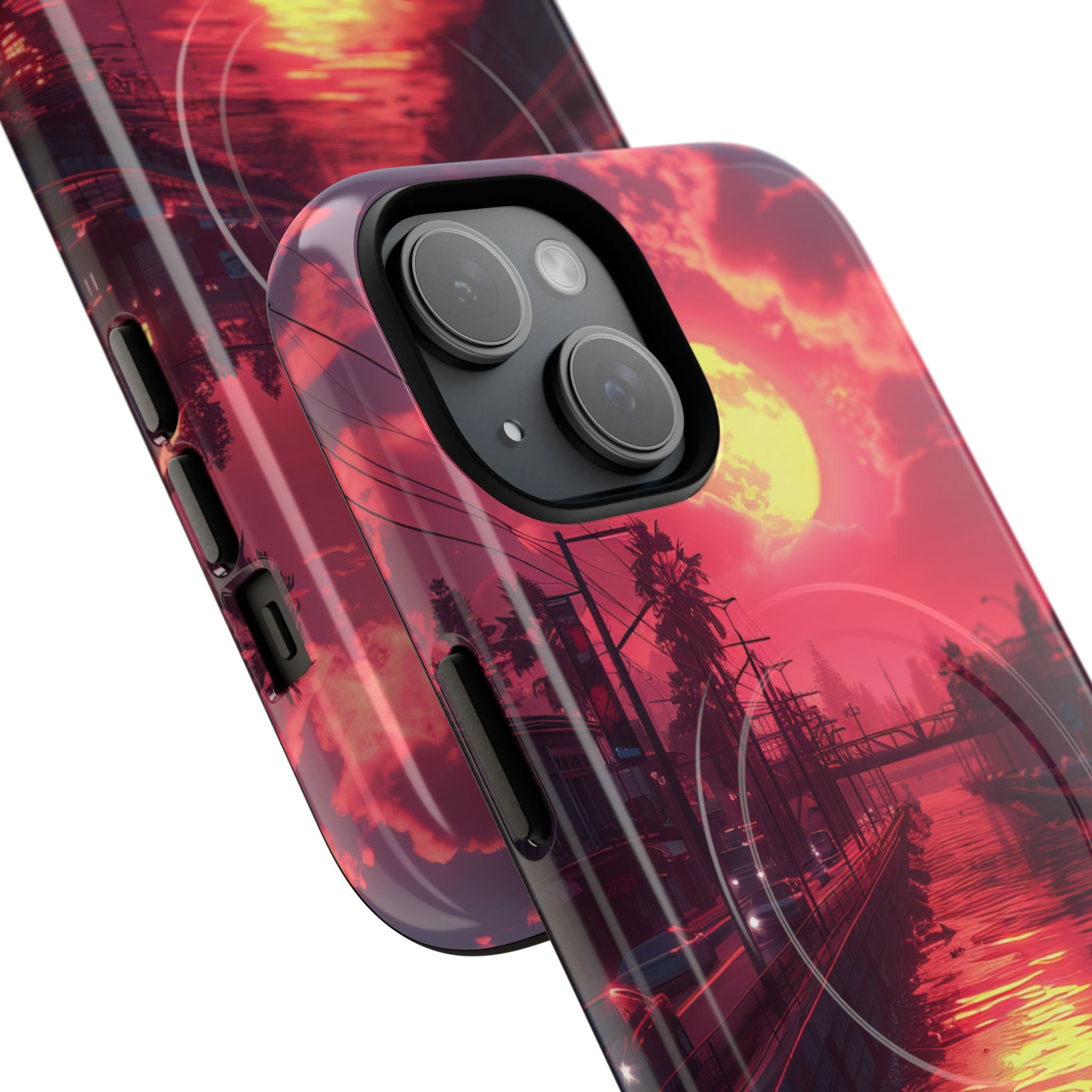 Luminous Moonlight iPhone 15 Case - Tough+