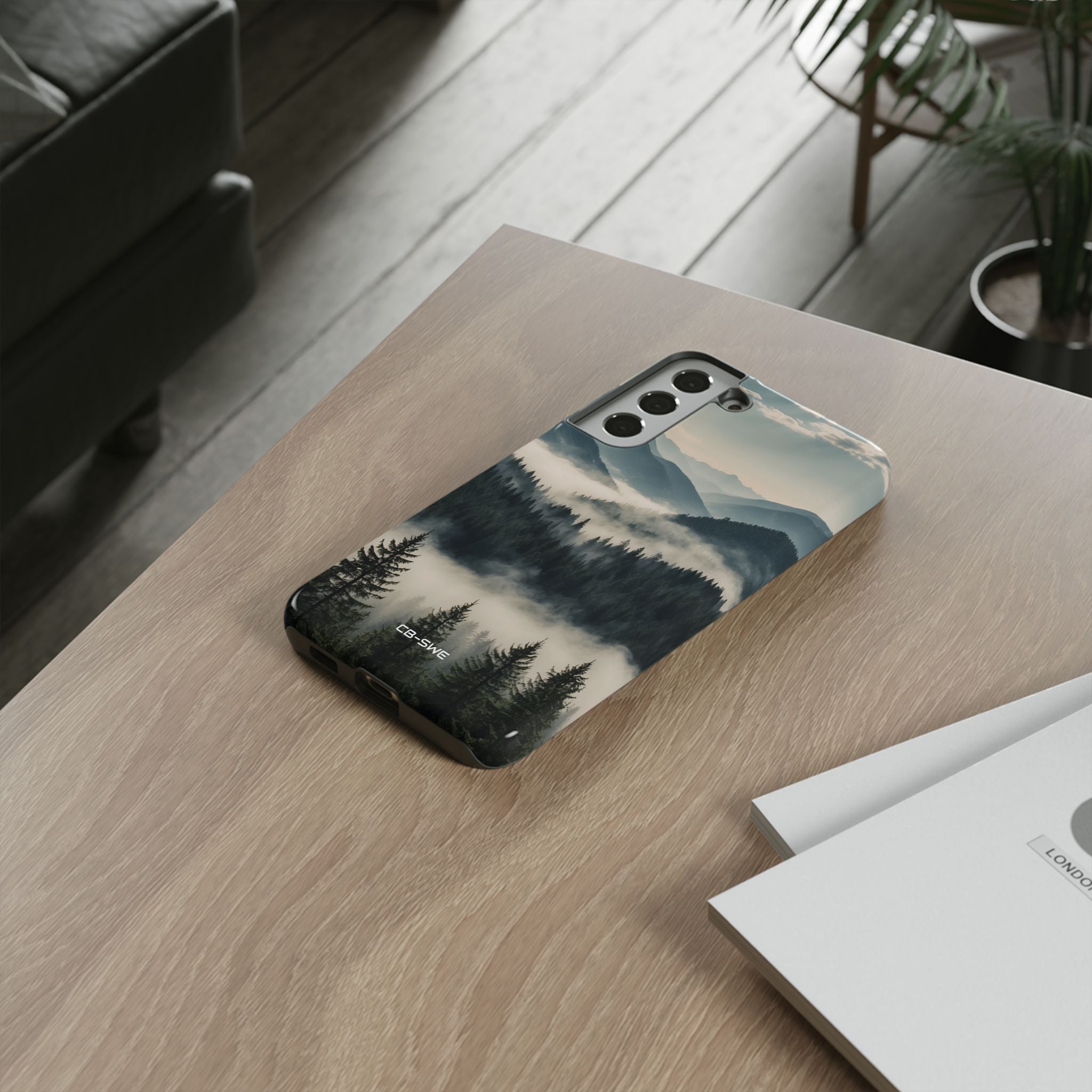 Misty Forest Embrace - Samsung Case
