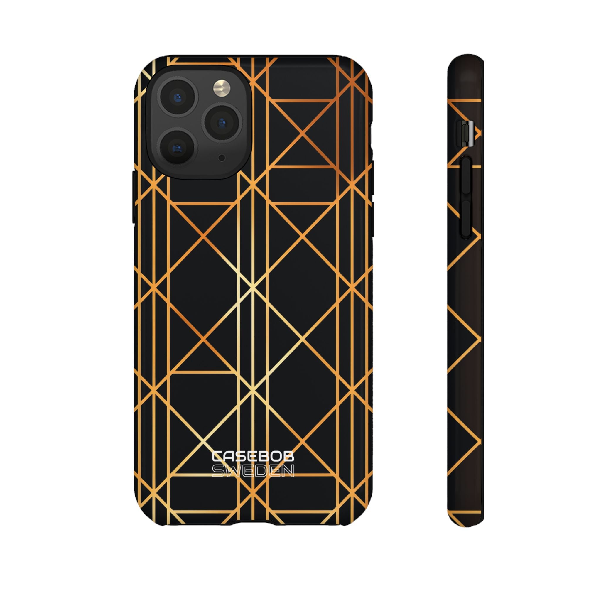 Golden Geometric Elegance iPhone 11 - Tough