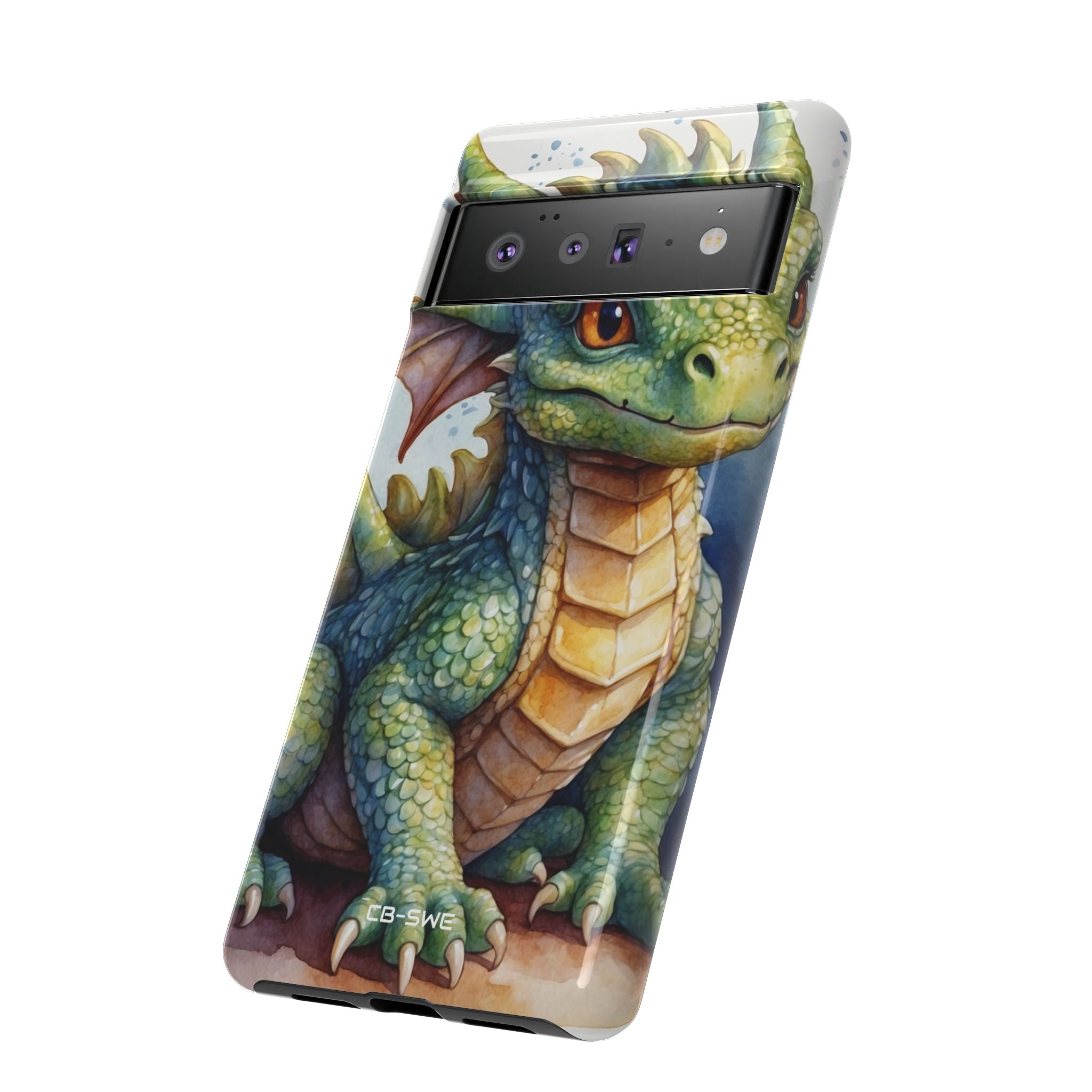 Green Dragon Smiles - Google Pixel Case