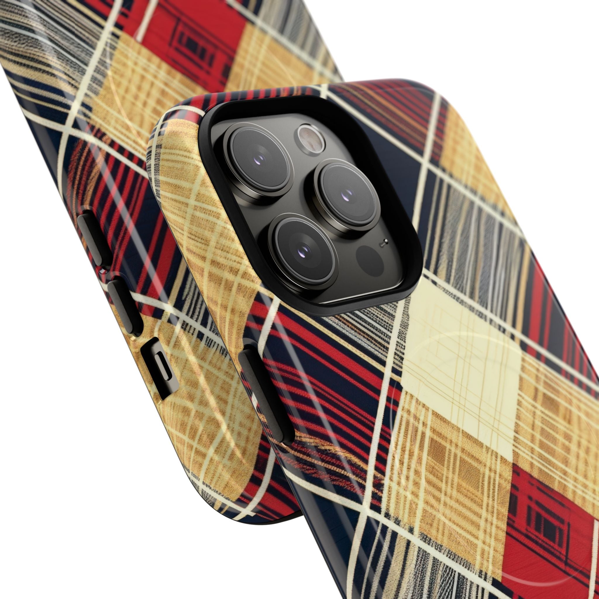 Plaid Diamond Tapestry iPhone 14 - Tough+