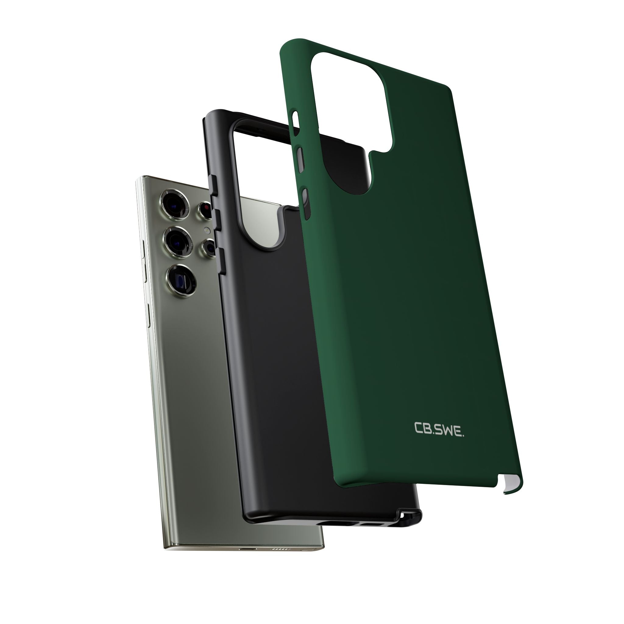 British Racing Green Samsung Hülle - Robust