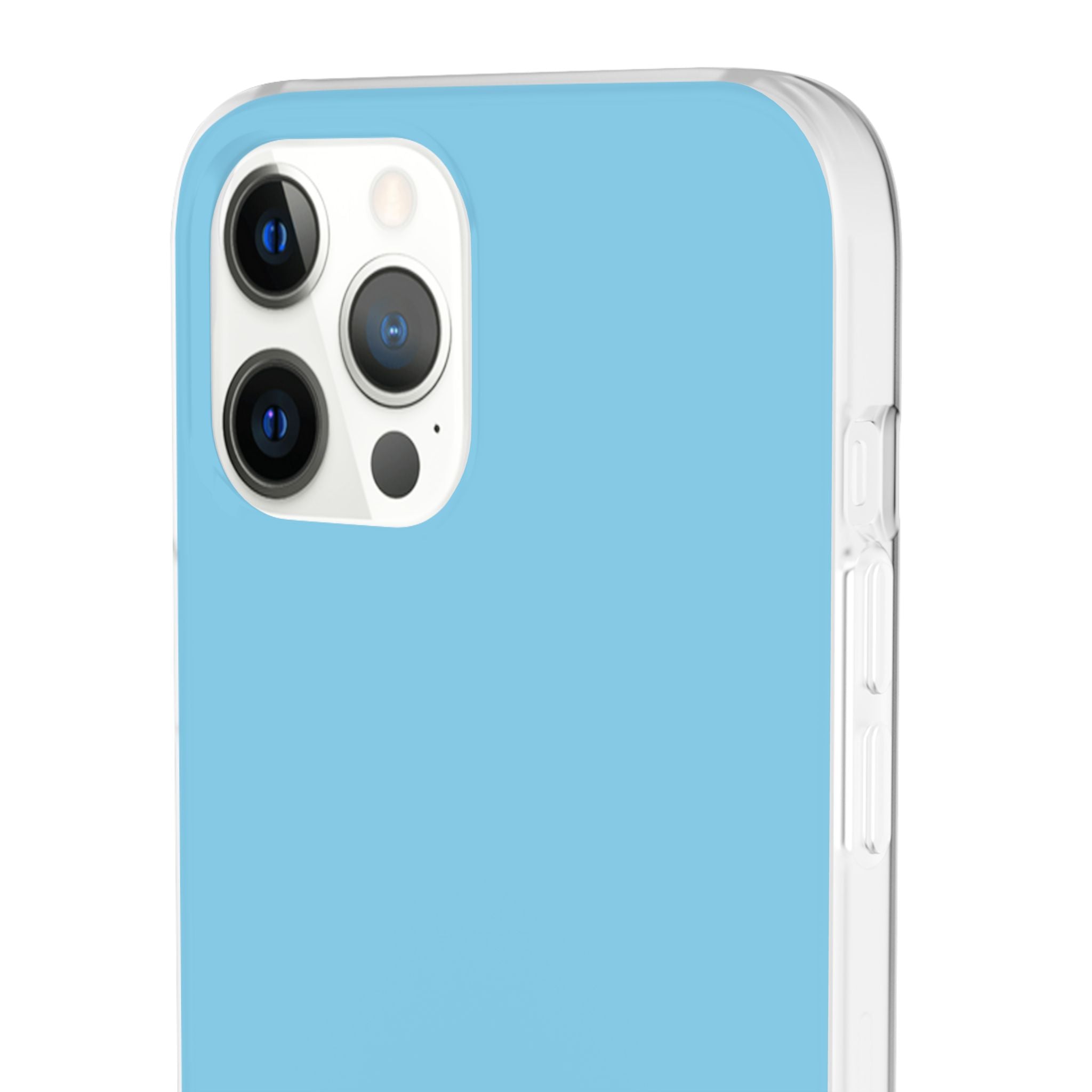 Himmelblaue iPhone-Hülle - Flexi