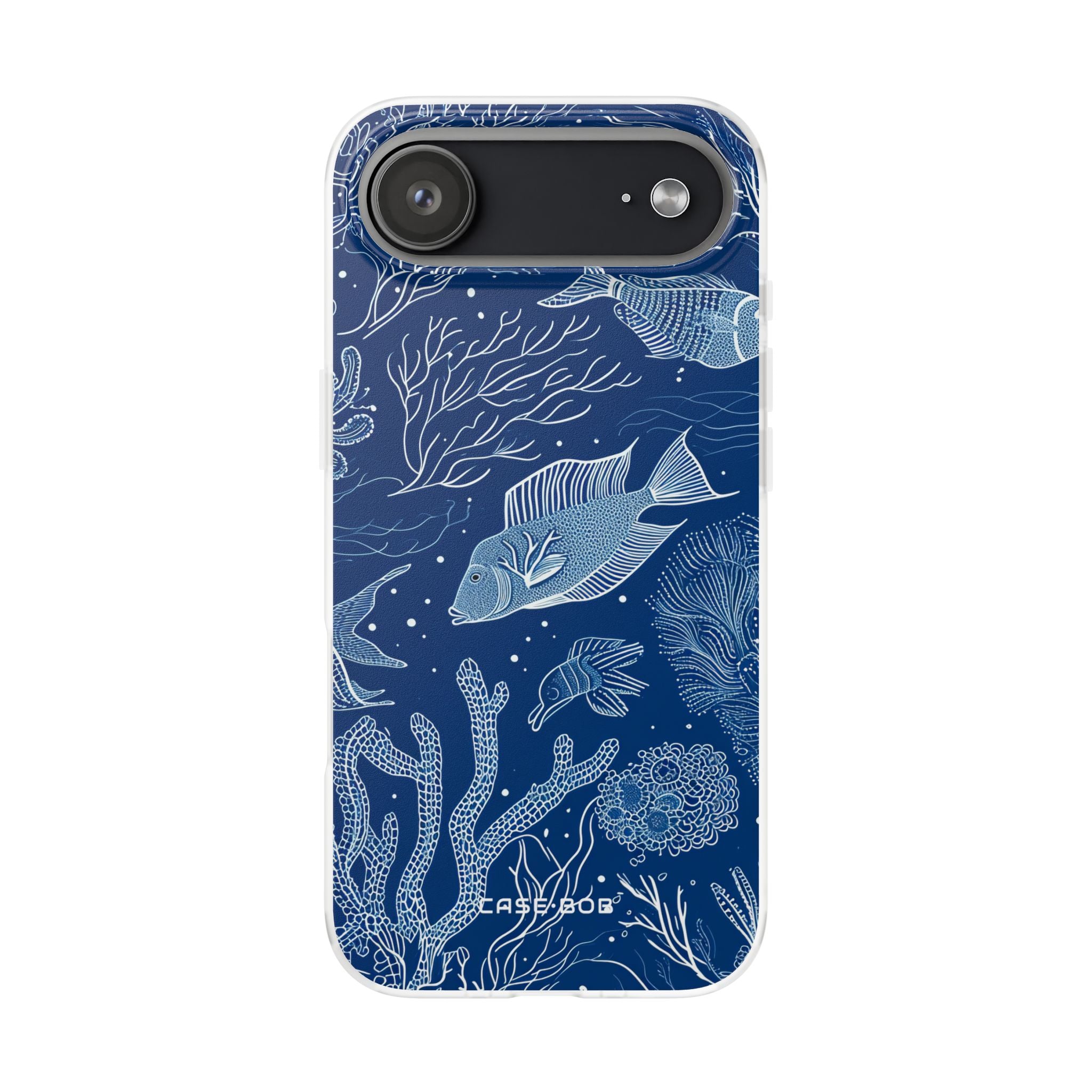 Navy Scale Reef iPhone 17 Air Case - Soft