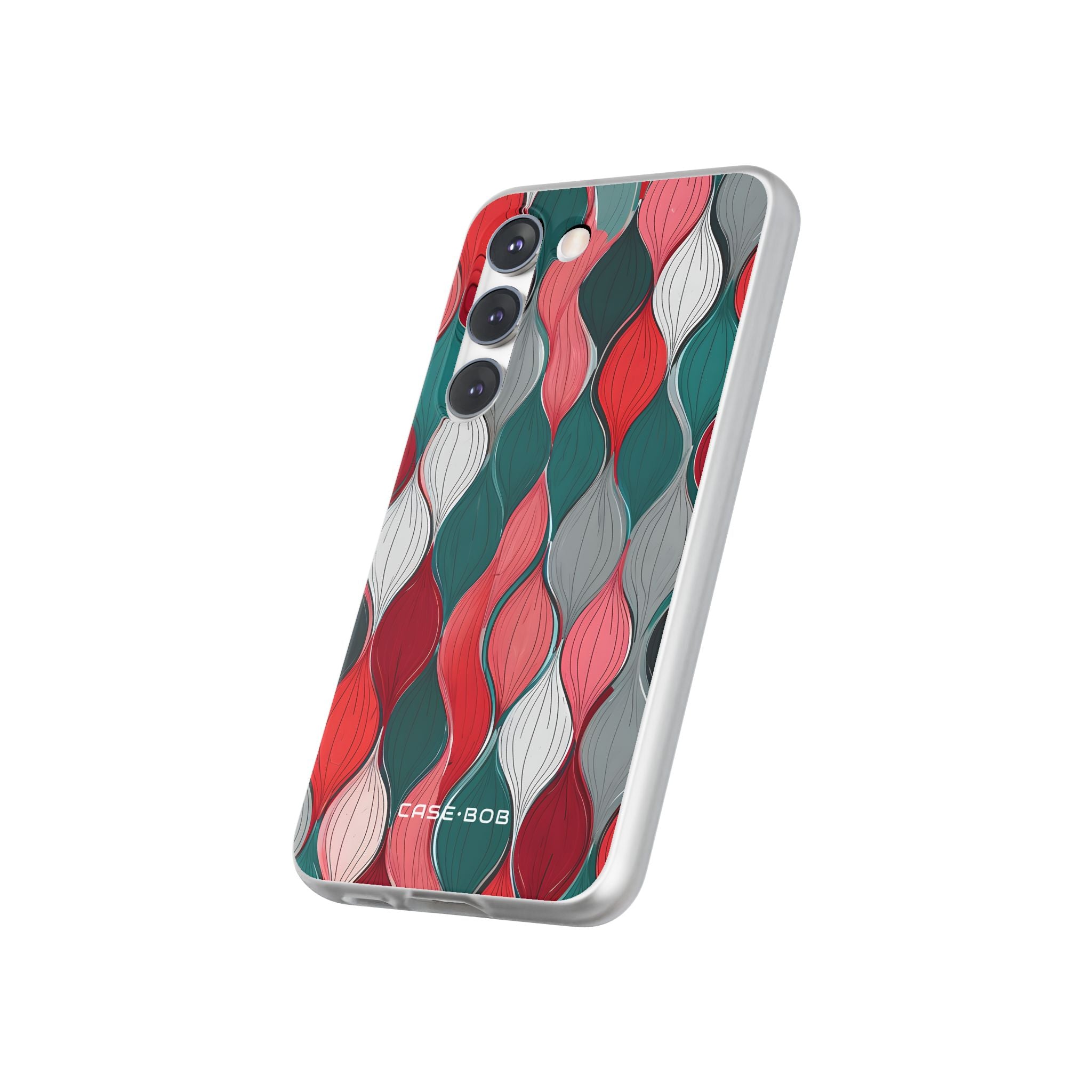 Leaf Cascade Teal Samsung S23 Case - Soft