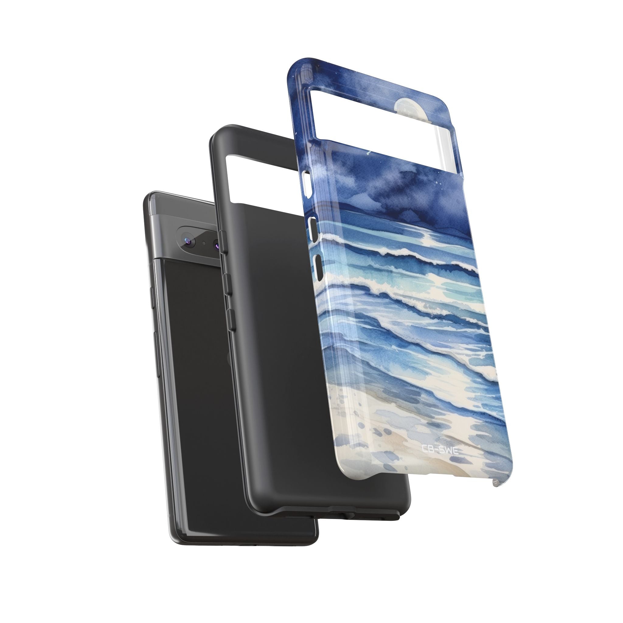 Moonlight Reflects Waves - Google Pixel Case