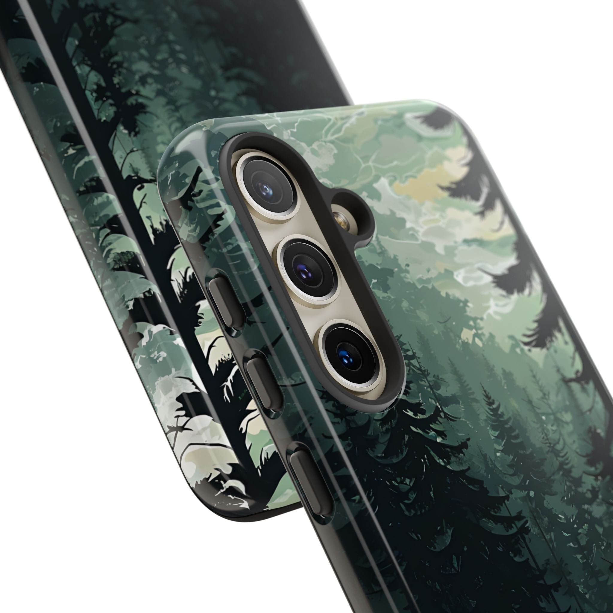 Serene Forest Landscape Phone Cover Samsung S24 - Tough