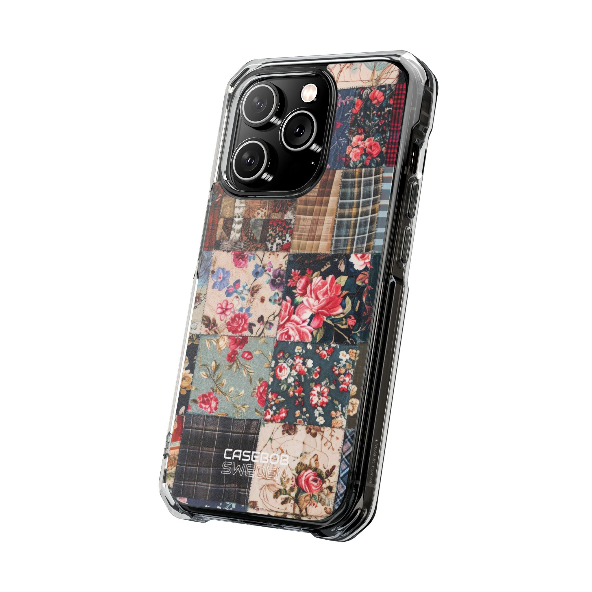 Patchwork Floral Quilt iPhone 14 - Impact Clear+