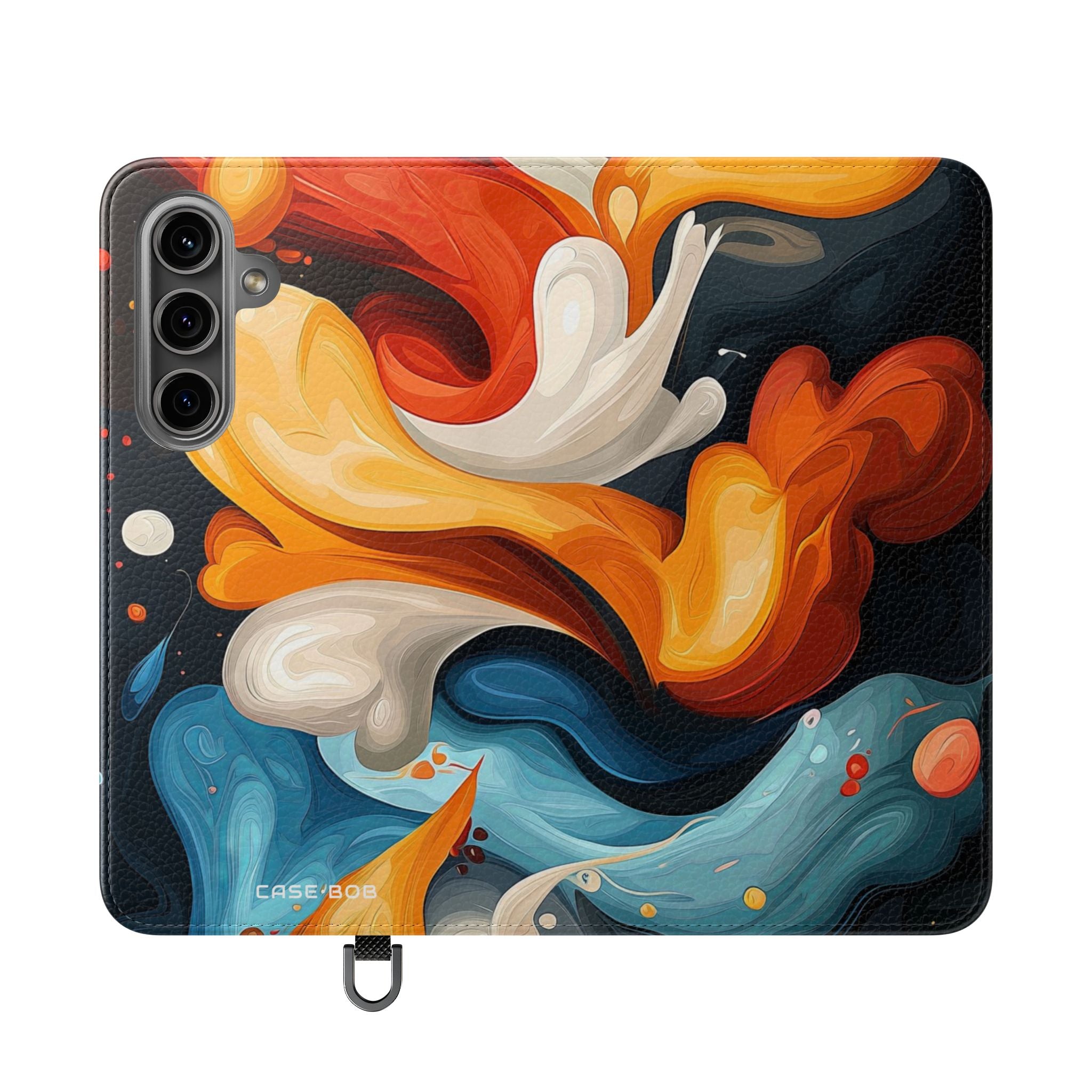 Fiery Swirl - Samsung S24 Case - Wallet