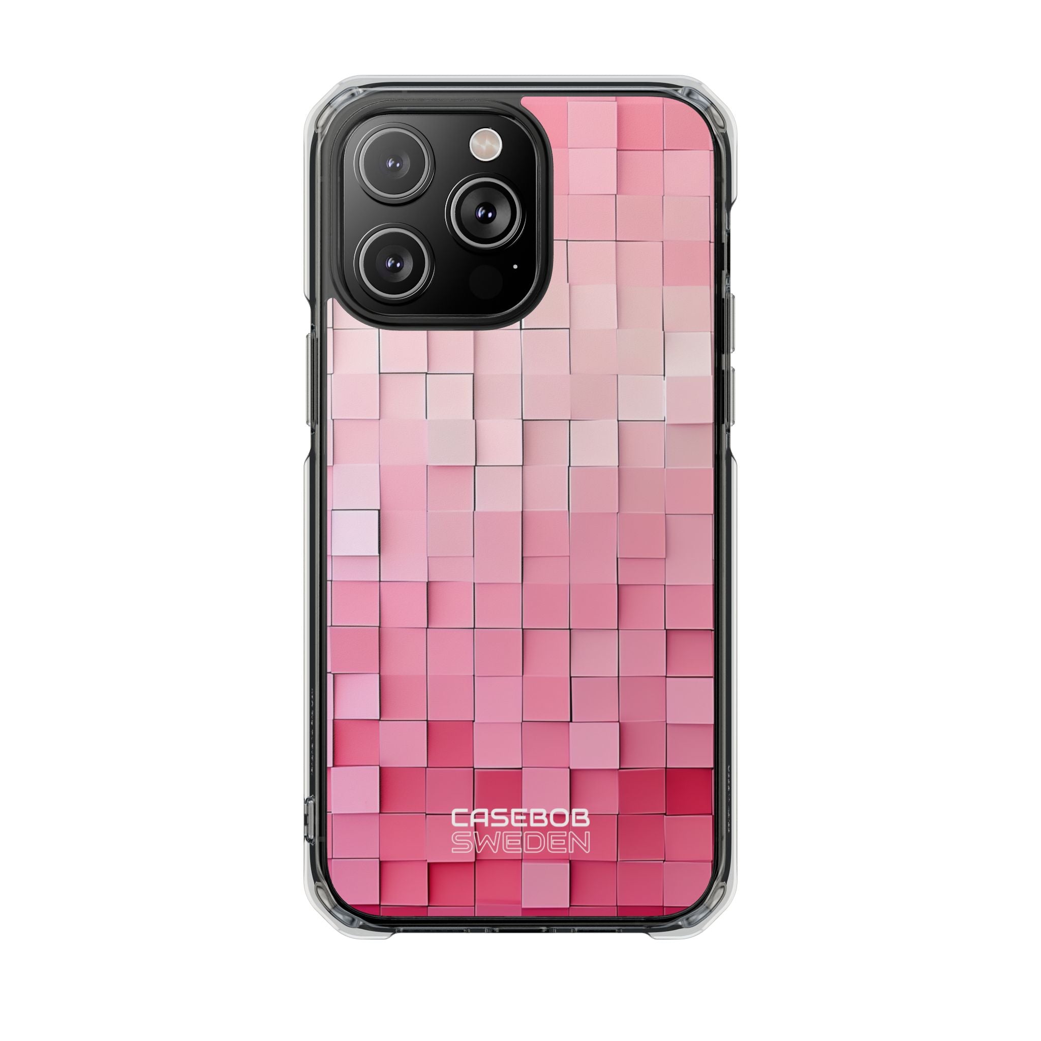 Pink Mosaic Glow iPhone 14 - Impact Clear+